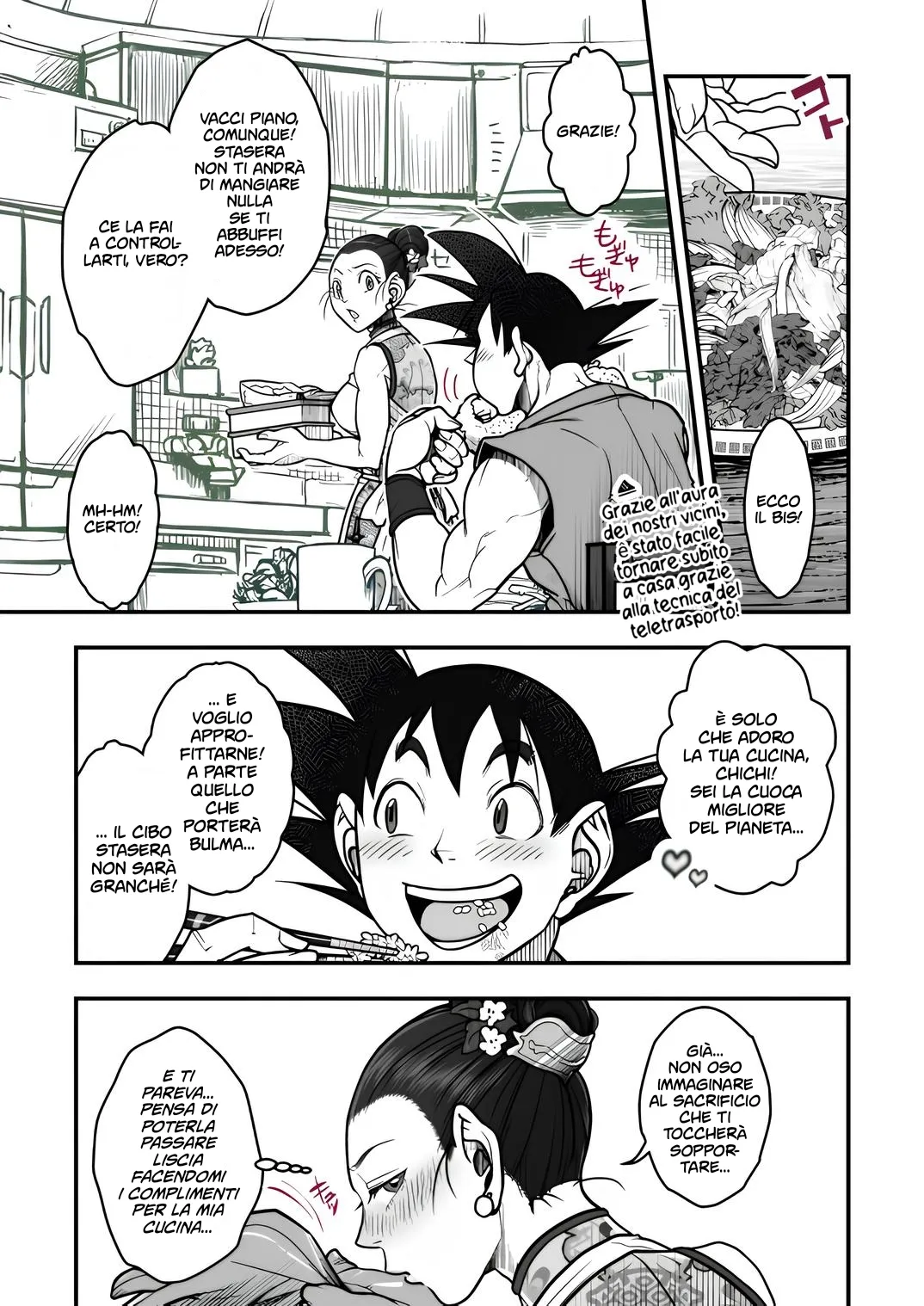 [Harunaga Makito] La Storia di Goku e Chichi nell'Arco degli Anni Ch. 1-7 (Dragon Ball Z) [Italian] {Hentai Fantasy} 이미지 번호 113