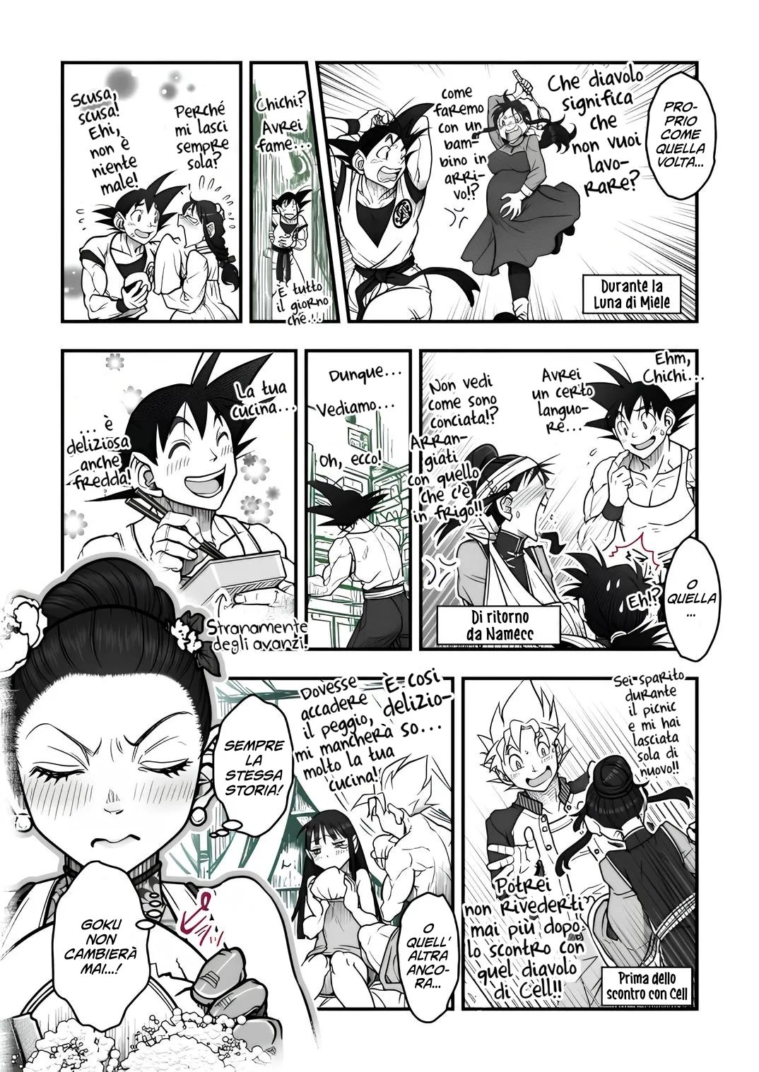 [Harunaga Makito] La Storia di Goku e Chichi nell'Arco degli Anni Ch. 1-7 (Dragon Ball Z) [Italian] {Hentai Fantasy} 이미지 번호 114