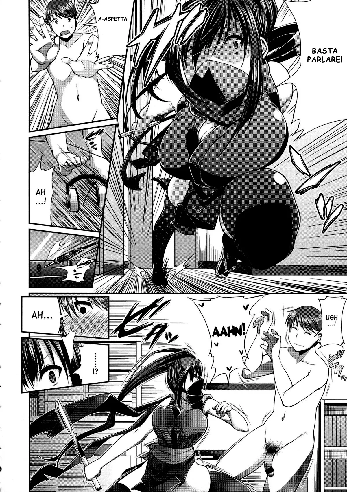 [Satsuki Imonet] Ano Musume wa Kunoichi? Onnanoko? | Una Ninja (LOVE Kome) [Italian] 图片编号 4