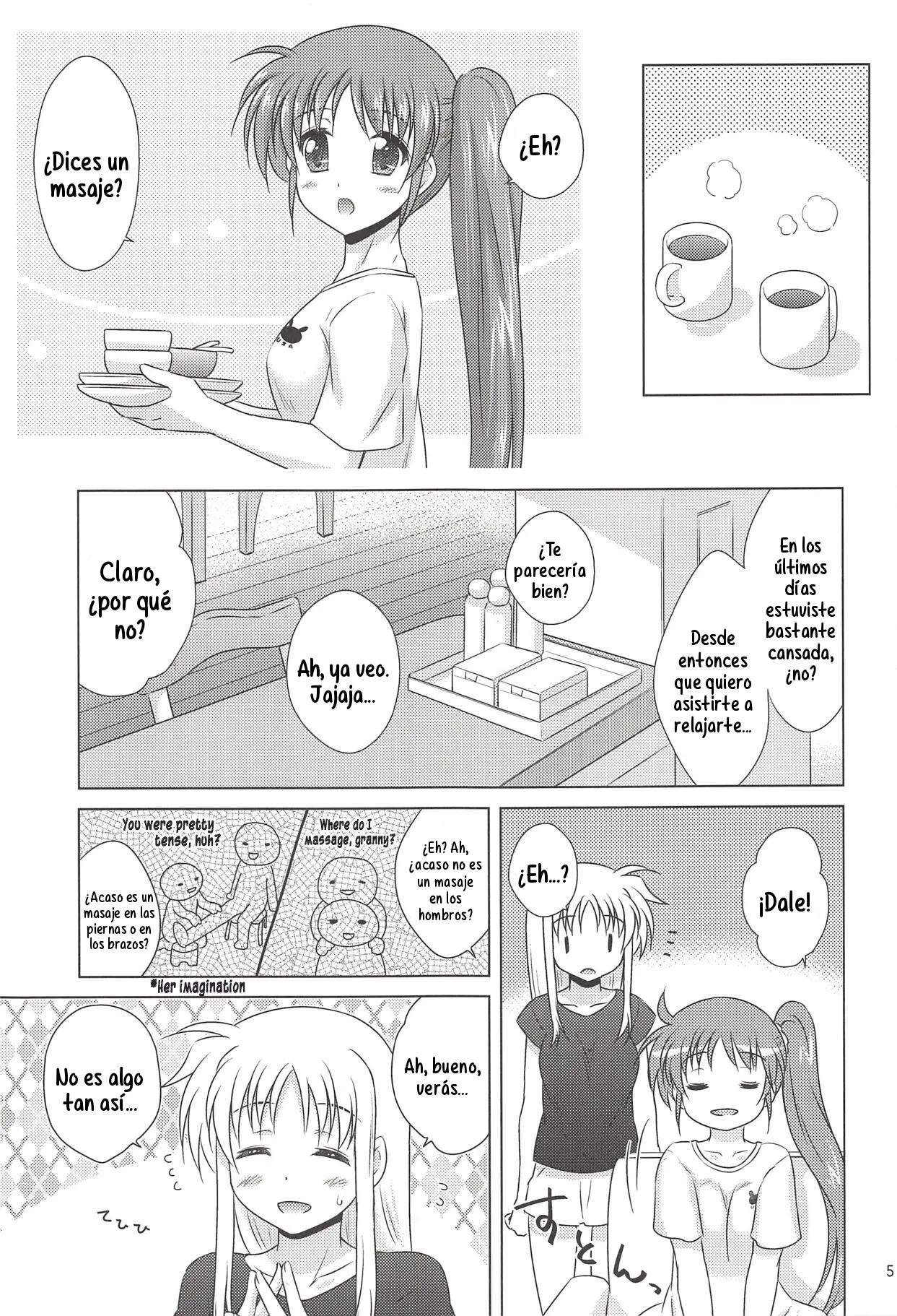 (C94) [SimpleClass (Shinozuki Kou)] Fate Massage! (Mahou Shoujo Lyrical Nanoha) [Spanish] [Nekomi Fansub] изображение № 4