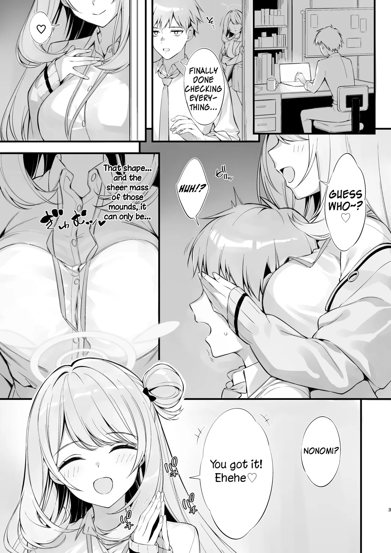 [P:P (Oryou)] Sensei, Nechattan desu ka? Osocchattemo Ii desu ka? | Sensei, are you sleeping? May I assault you? (Blue Archive) [English] [SDF] [Digital] numero di immagine  2