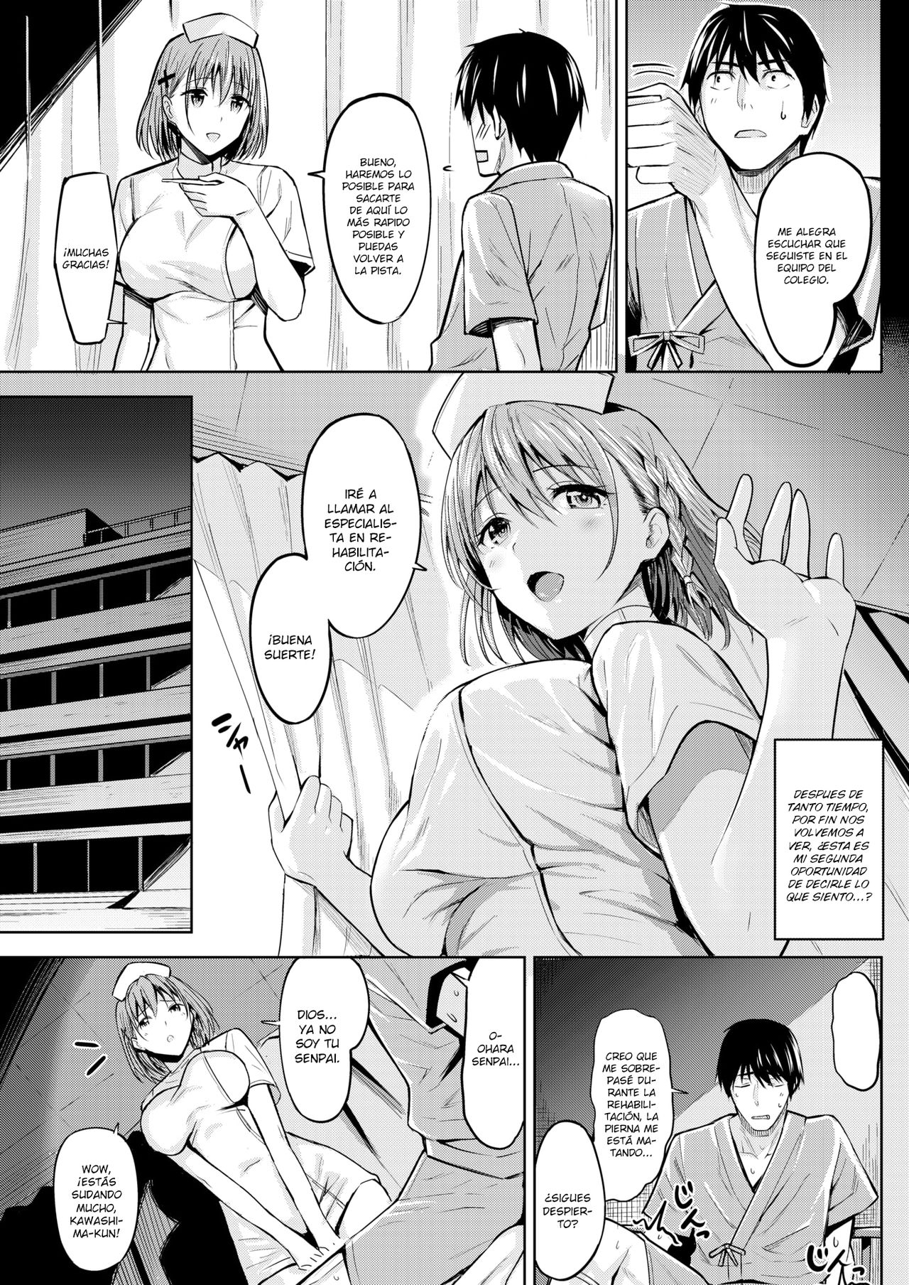 [Hazuki Yuuto] Saikai Hospital | Reunión en el hospital (Comic Kairakuten BEAST 2018-06) [Spanish] [SketNatsu] [Digital] 图片编号 3
