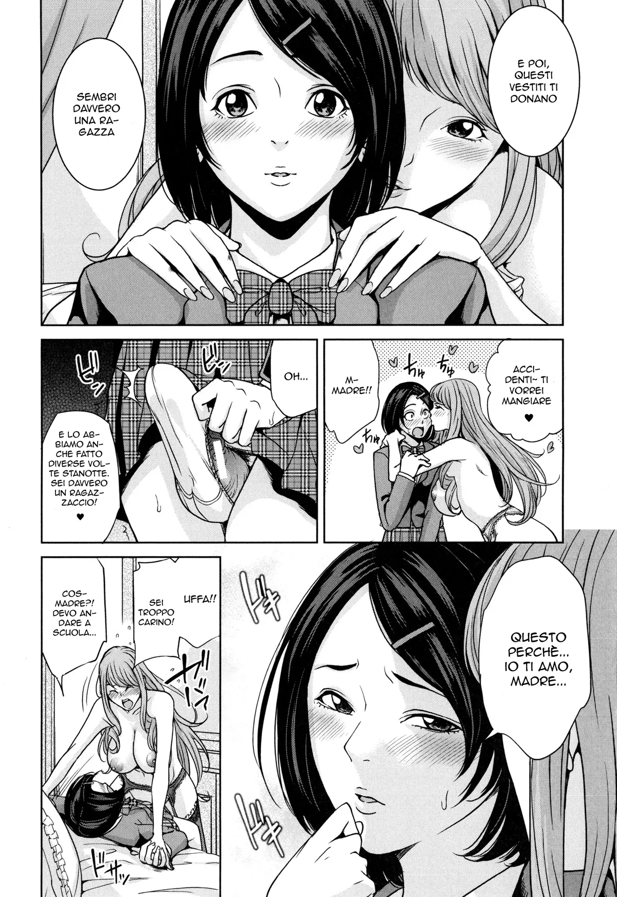 [Maimu-Maimu] Amemiyakeno Kodukuri Kouhen | Lo Faccio per la Famiglia 2 (Delimama ~Midara na Ore no Kaa-san~) [Italian] 画像番号 2