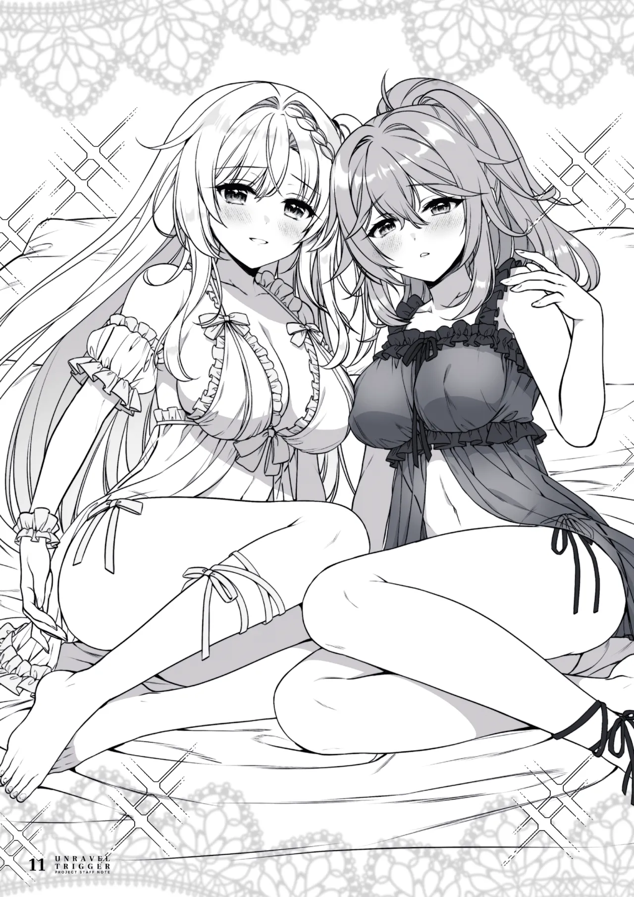 [Alpha to Yukaina Nakamatachi (Various)] UNRAVEL TRIGGER PROJECT STAFF NOTE -Unravel Trigger Staff Hon- | 扣下扳机staff书 (Unravel Trigger) [Chinese] [爱潮人的摸鱼汉化组] [Digital] 图片编号 11