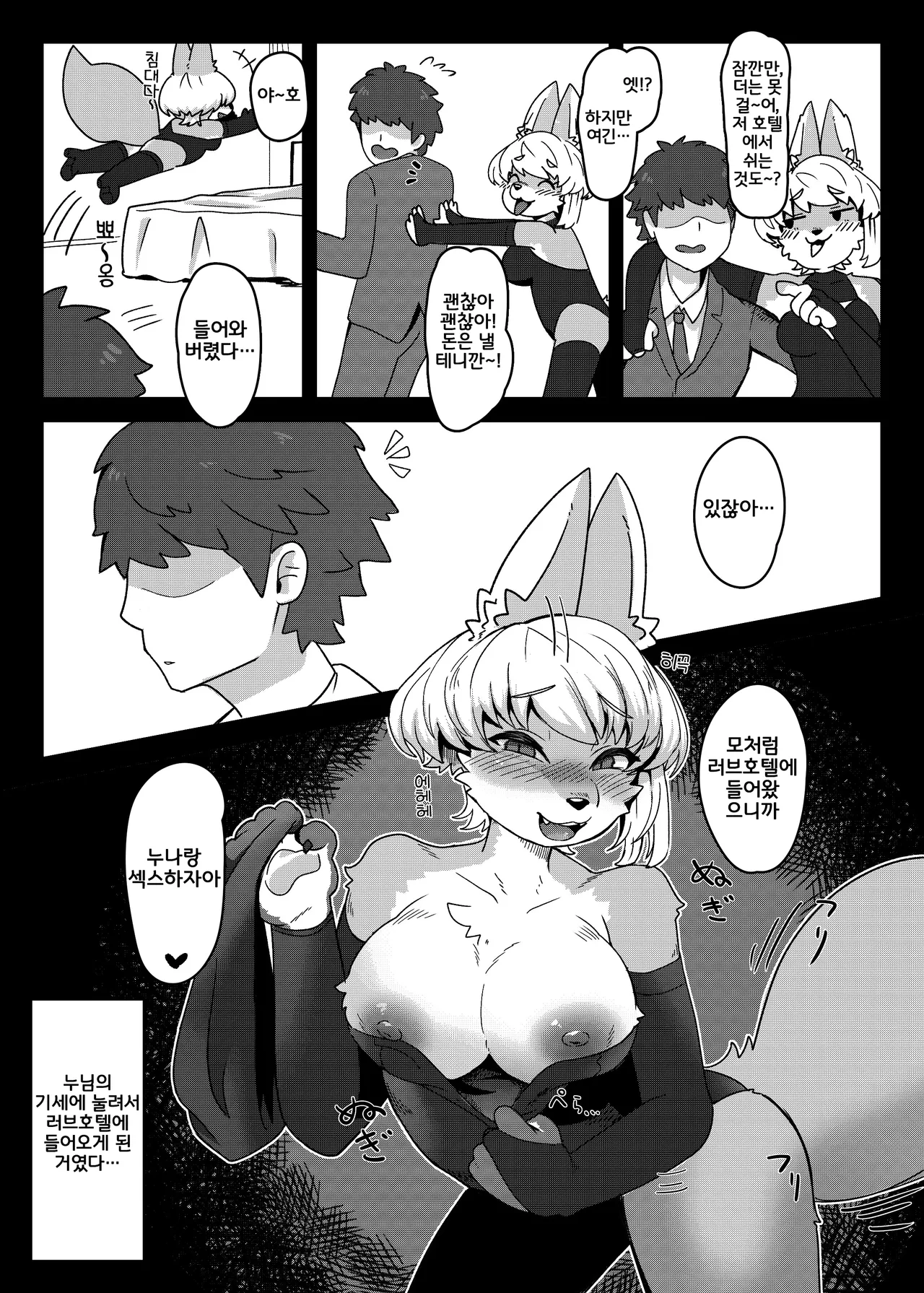 [Teoruya-san (Teol)] Kitsu Nee-san no Ehhon [Korean] [Digital] [LWND] numero di immagine  9