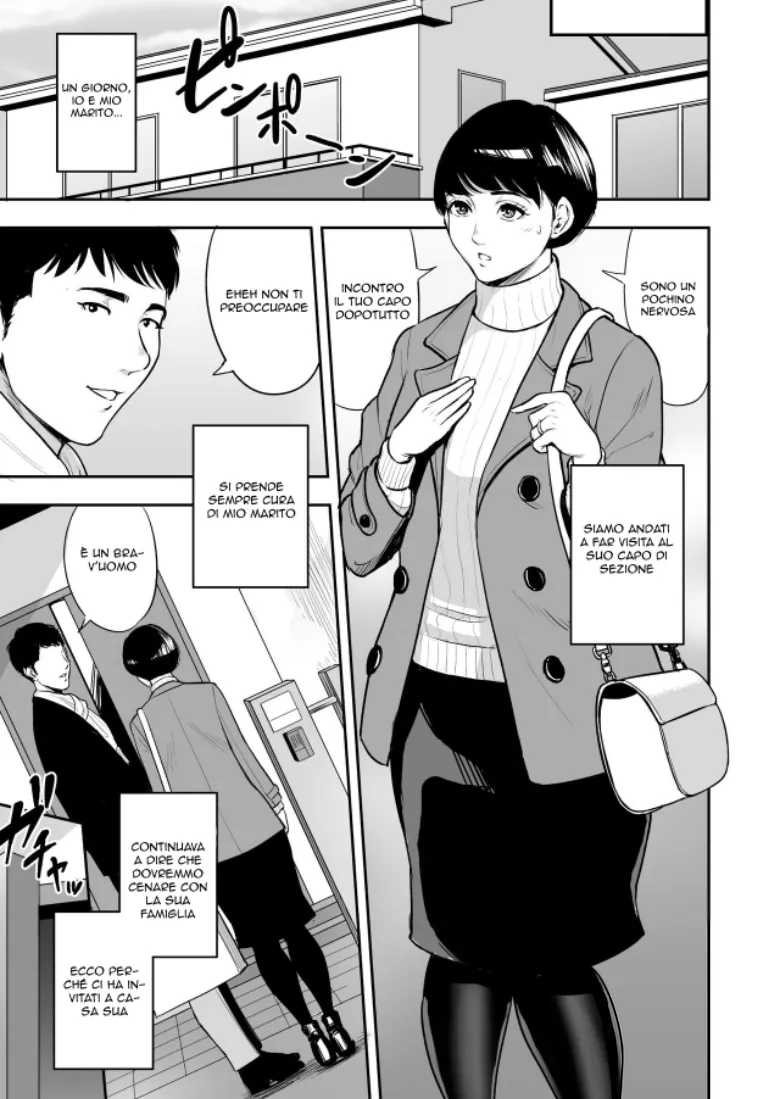 [Tamagou] Tsuma ga Tonari de Netorarete.... | Un Boss Vendicativo [Italian] 图片编号 4