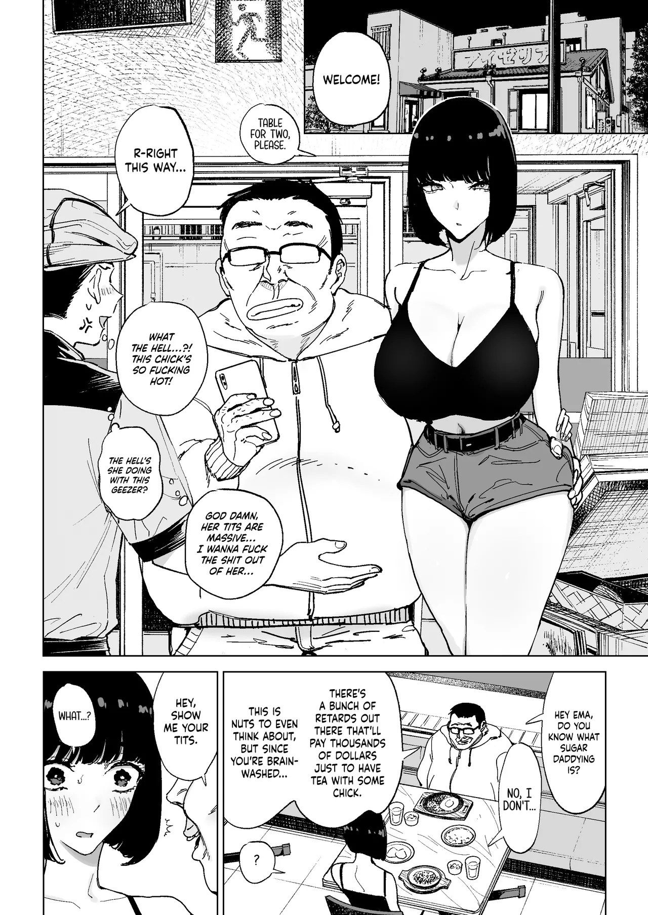 [Gensou Pump (Fukumoto Masahisa)] High-Class Hypnotism ~ An S-Rank Young Lady With A Horrible Personality Gets Dominated By A Disgusting Old Man~ | Reijou Saimin [English] [Bikkie Biter] [Digital] image number 32