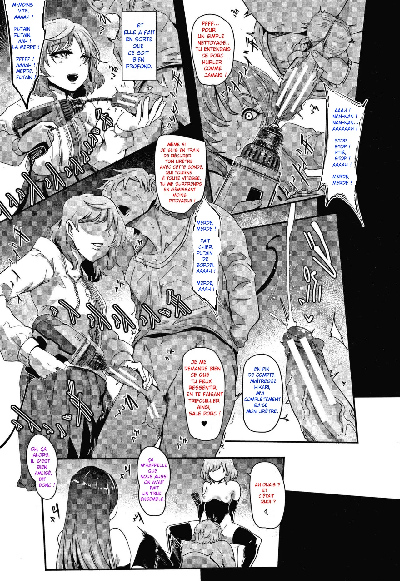 [Otochichi] Double Lessons | À notre merci, jouet de nos désirs (Omae wa Watashi no Shasei Ningyo) (French) изображение № 10