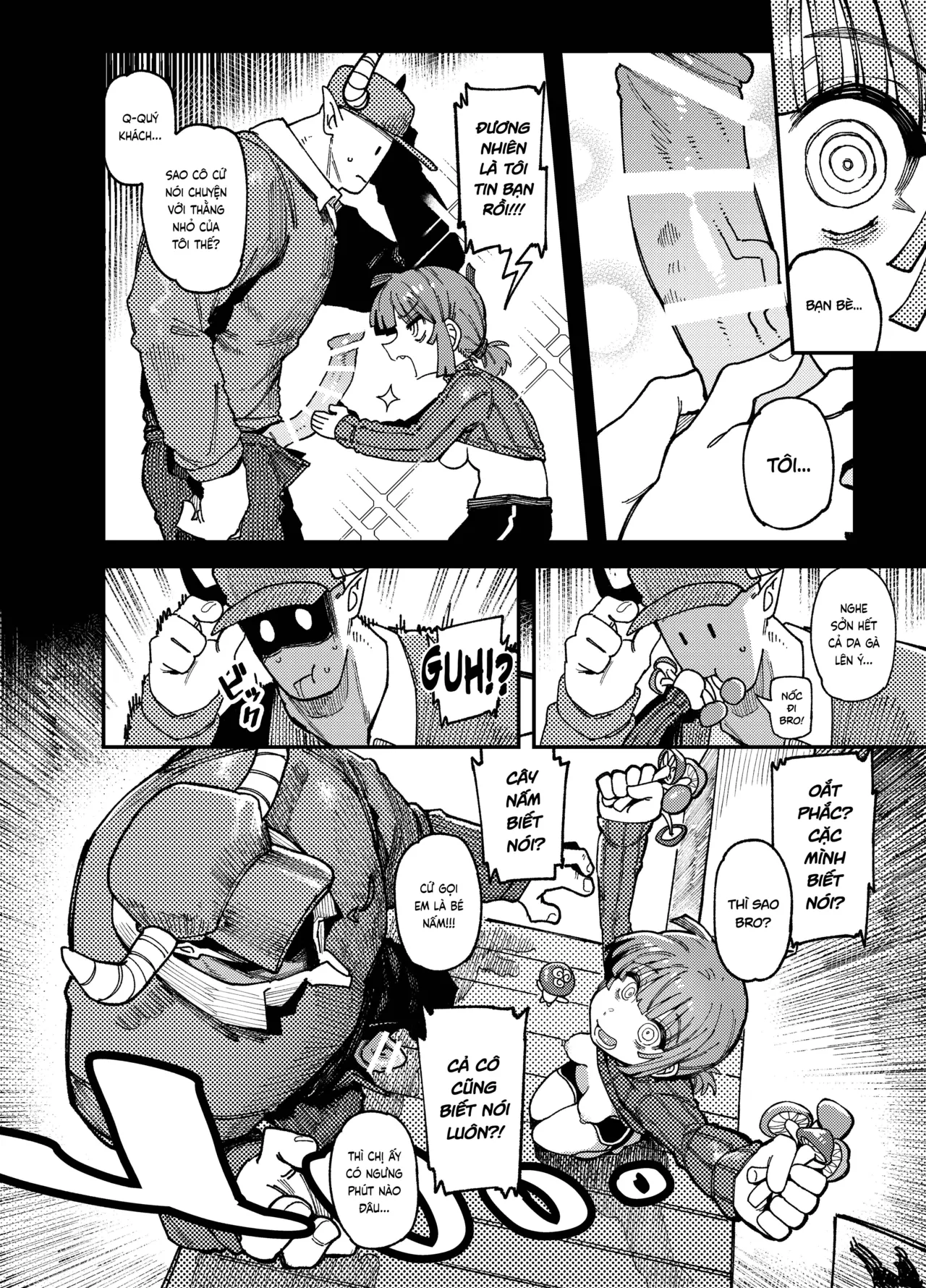 [Hoshoku Shoujo (Karasu Chan)] Ie ga Shike Sugite Haete Kita Genkaku Yuuhatsu Suru Kinoko o Goshoku Shite Hatsujou Shita Ato no Are ya Kore [Vietnamese] [Digital] изображение № 17