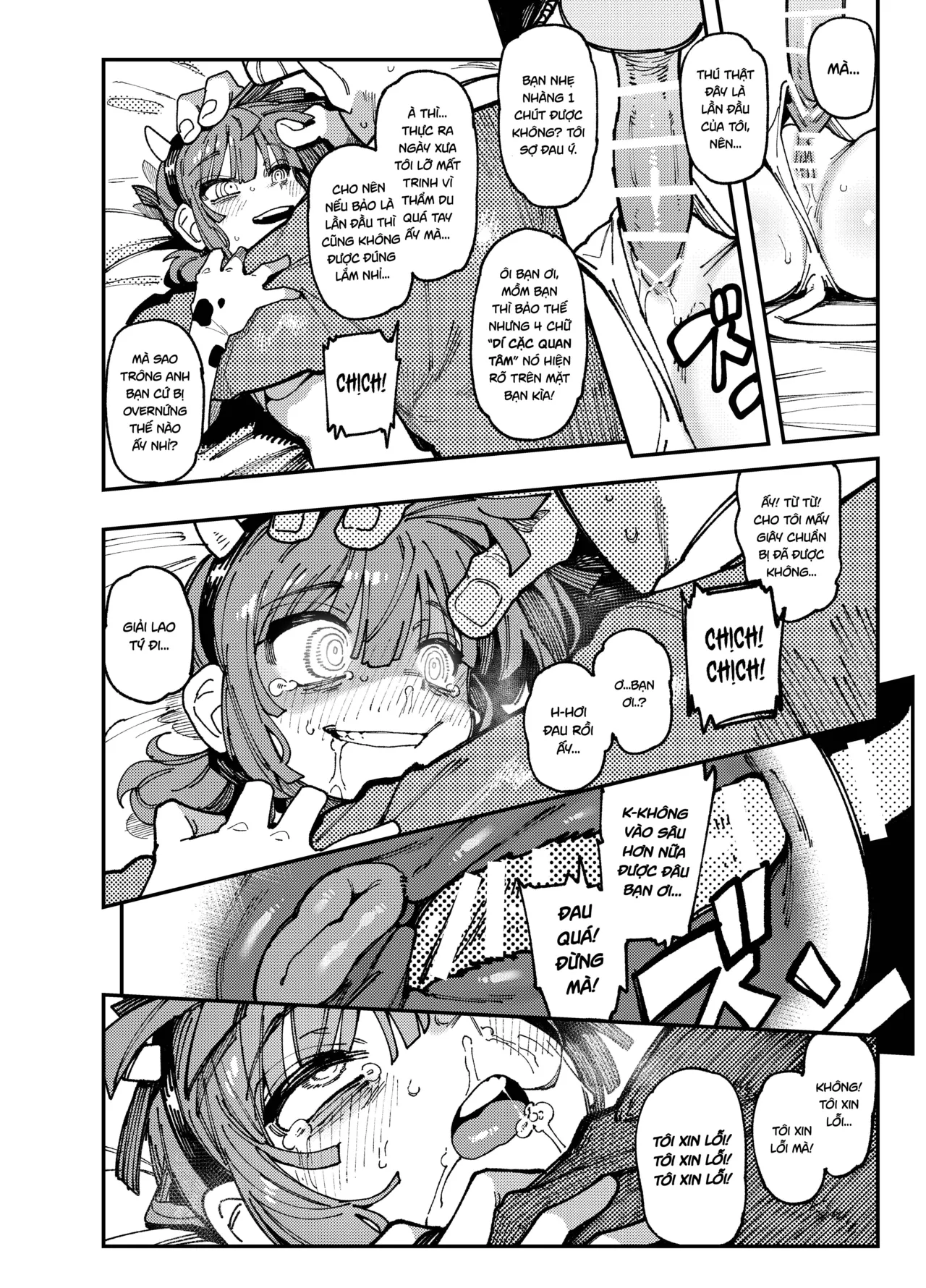 [Hoshoku Shoujo (Karasu Chan)] Ie ga Shike Sugite Haete Kita Genkaku Yuuhatsu Suru Kinoko o Goshoku Shite Hatsujou Shita Ato no Are ya Kore [Vietnamese] [Digital] изображение № 23