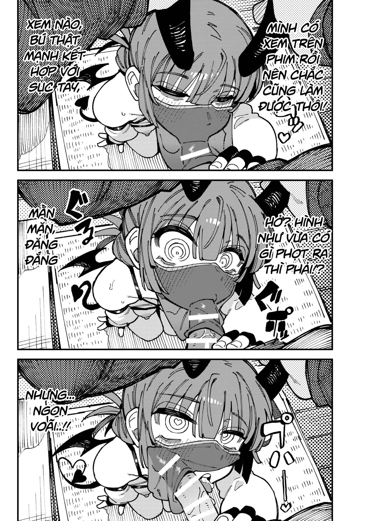 [Hoshoku Shoujo (Karasu Chan)] Ie ga Shike Sugite Haete Kita Genkaku Yuuhatsu Suru Kinoko o Goshoku Shite Hatsujou Shita Ato no Are ya Kore [Vietnamese] [Digital] изображение № 34