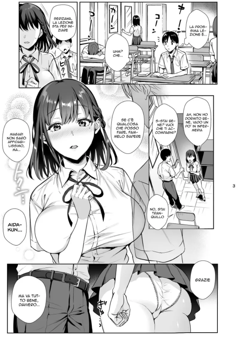 [AMAM (Ame Arare)] Toshoshitsu no Kanojo 2 ~Seiso na Kimi ga Ochiru made~ | Il Bidello mi ha Convinta 2  [Italian] [Digital] 이미지 번호 5