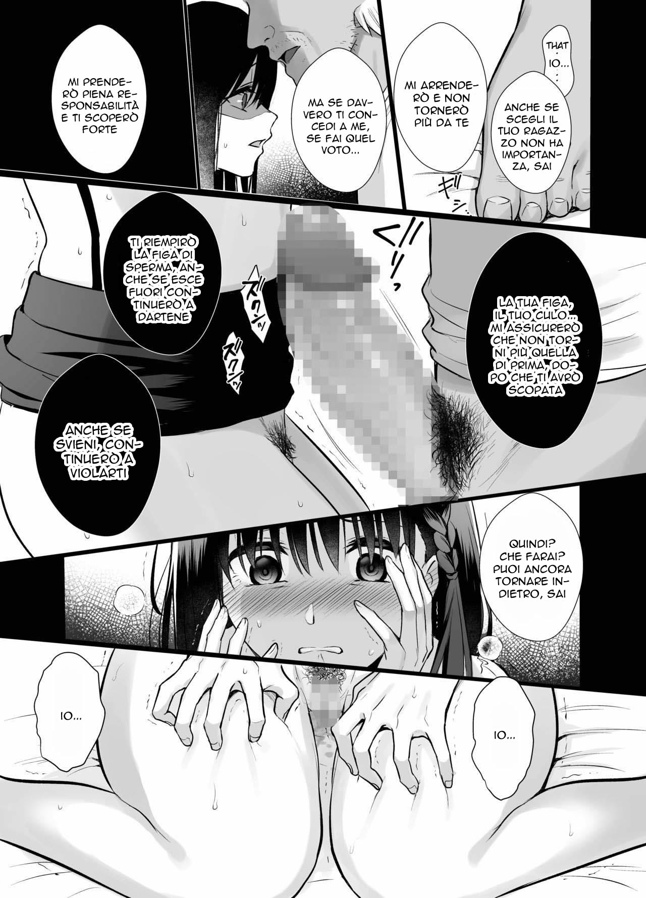 [AMAM (Ame Arare)] Toshoshitsu no Kanojo 4 ~Seiso na Kimi ga Ochiru made~ | Il Bidello mi ha Convinta 4 [Italian] [Digital] numero di immagine  15