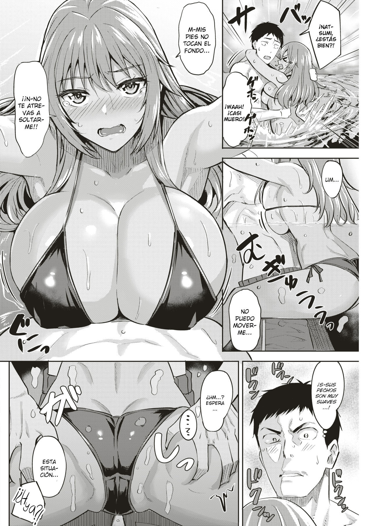 [Hazuki Yuuto] Manatsu no Yuuutsu | Blues de Verano (Comic Kairakuten BEAST 2018-09) [Spanish] [SketNatsu] [Digital] image number 6