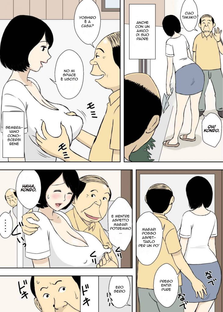 [Urakan] Zokuzokuzoku・Ojii-chan to Gifu to Giri no Musuko to, Kyonyuu Yome. [Italian] numero di immagine  19