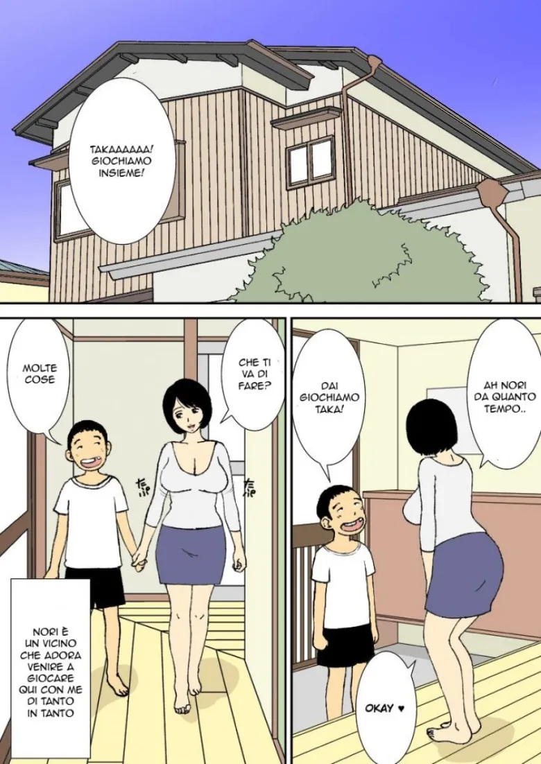 [Urakan] Ojii-chan to Gifu to Giri no Musuko to, Kyonyuu Yome. [Italian] 画像番号 13