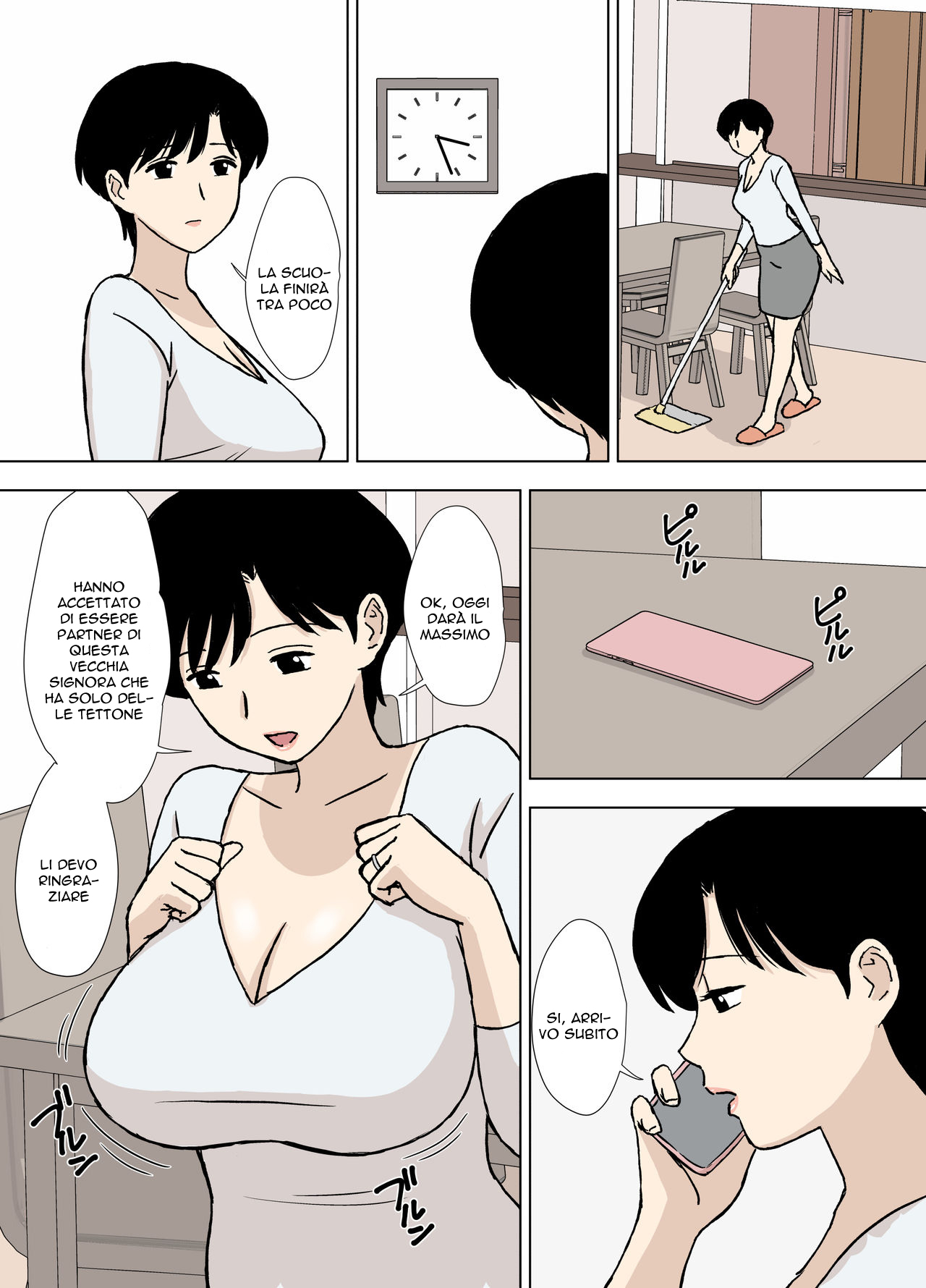 [Urakan] Mama to Ero Neri 2 ~Ikumi-san no Ero Neri Shuugyou~ | Mamma Insegnami a Scopare 2 [Italian] Bildnummer 10