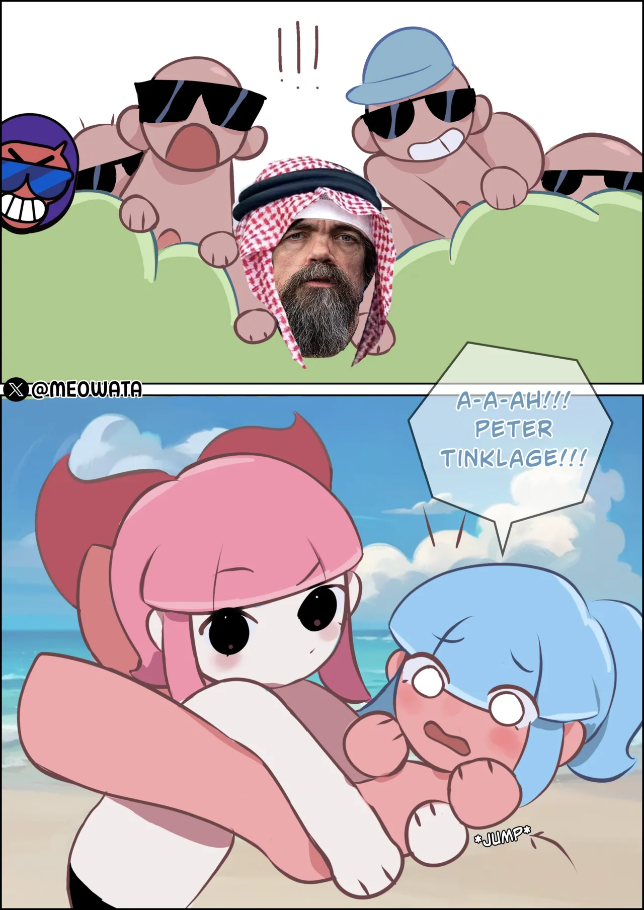 [Me0wyata] Janet and Melodie beach episode [English] [Translated by Simon] изображение № 9