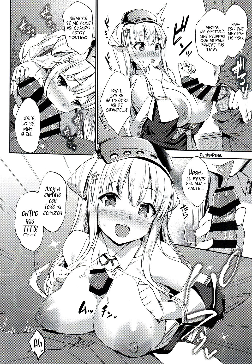 (C97) [Jouji Mujoh (Shinozuka George)] Fle Pai + C97 Omake Oribon (Kantai Collection -KanColle-) [Spanish] [Rakuen Translations] image number 11