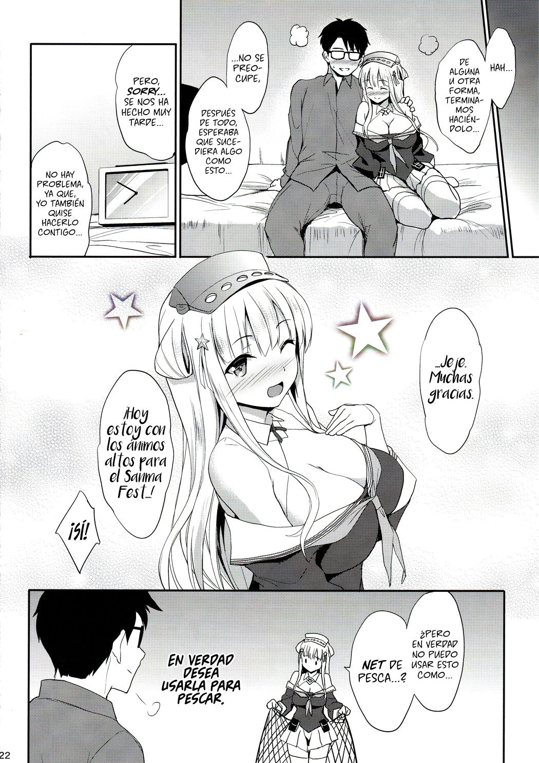 (C97) [Jouji Mujoh (Shinozuka George)] Fle Pai + C97 Omake Oribon (Kantai Collection -KanColle-) [Spanish] [Rakuen Translations] image number 21