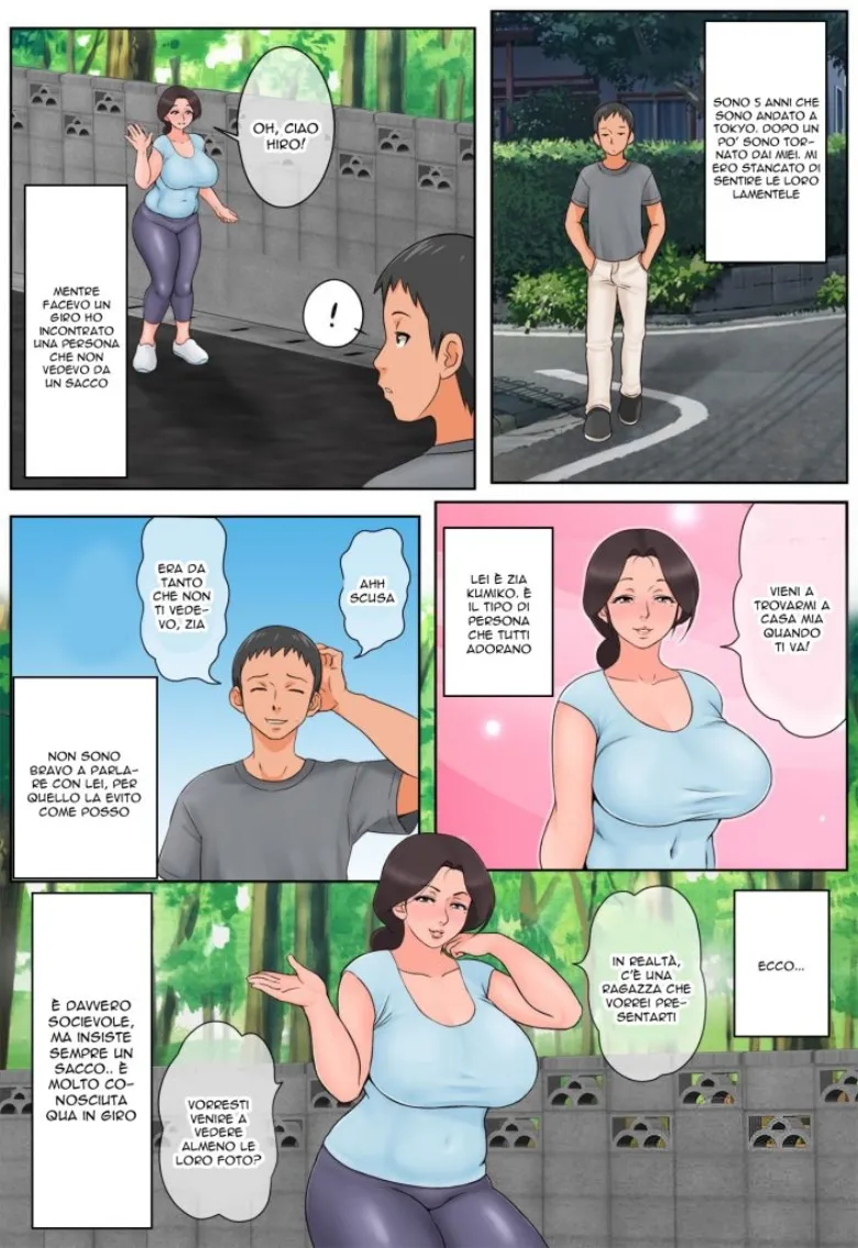 [Rapurando] Chiisai koro kara Osewa ni natte iru Kinjo no Oba-san o Otoshite Tanetsuke! | La Zia ha il Culo Grosso [Italian] 图片编号 4