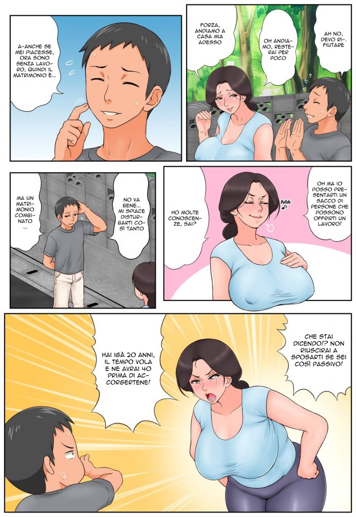 [Rapurando] Chiisai koro kara Osewa ni natte iru Kinjo no Oba-san o Otoshite Tanetsuke! | La Zia ha il Culo Grosso [Italian] 图片编号 5