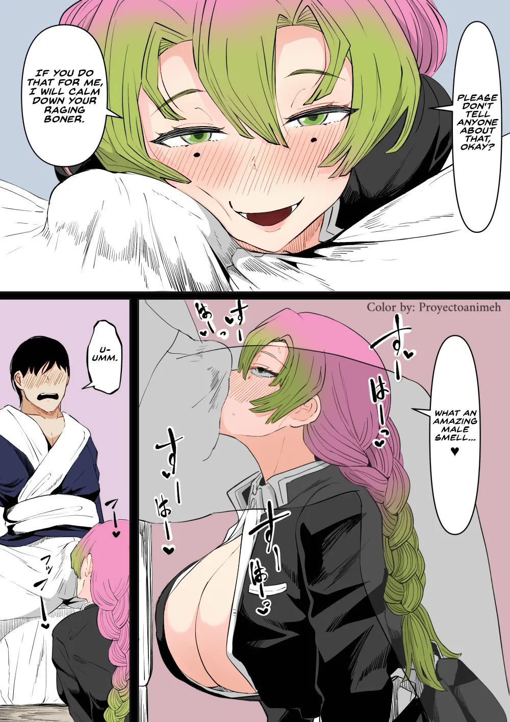 [Goma Gorilla] Bitch Kanroji Mitsuri 1-4 | The Slut Mitsuri Kanroji 1-4 (Kimetsu no Yaiba) [English] [Proyectoanimeh] [Colorized] 이미지 번호 11