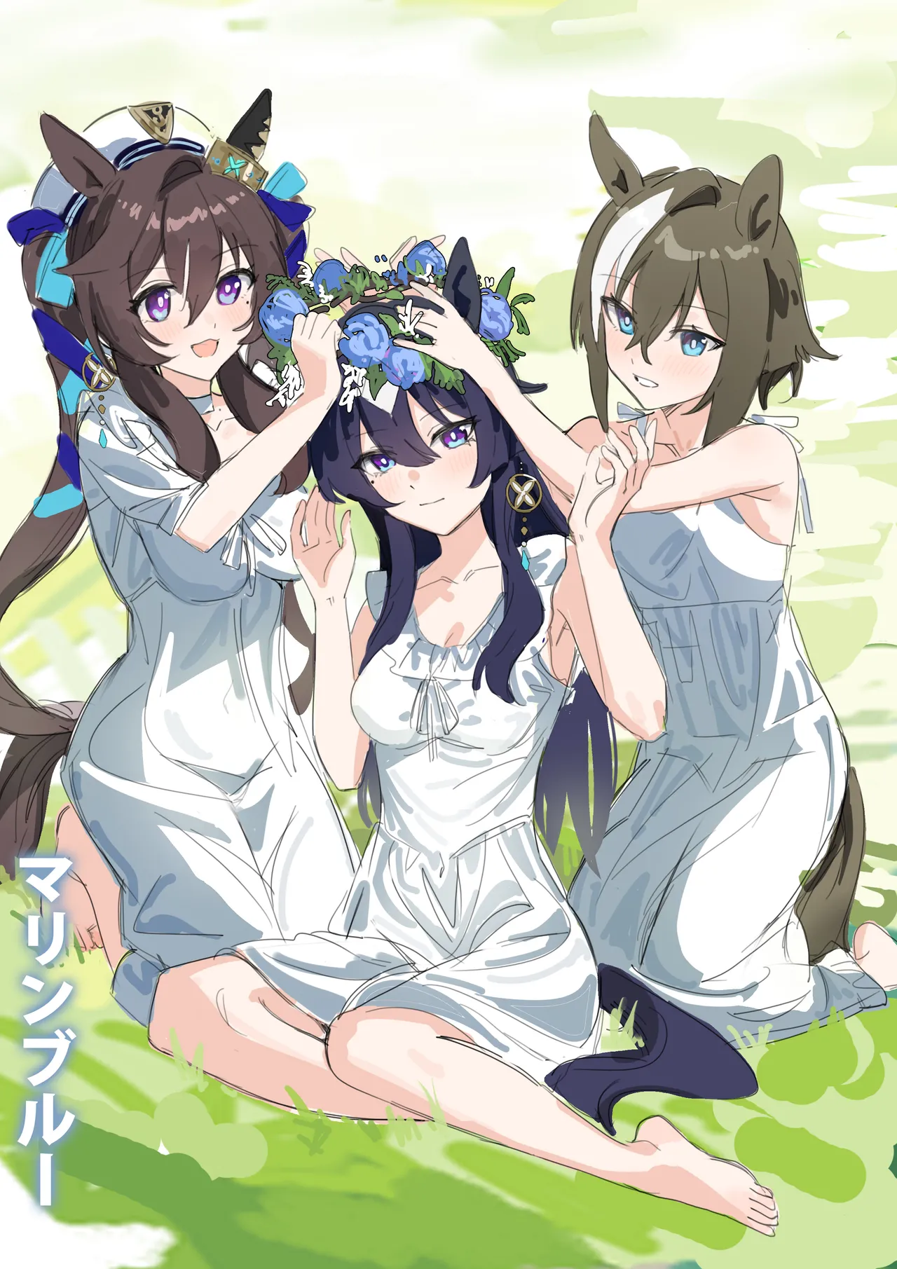 [Awei]Marine Blue[Zenpen][Uma Musume Pretty Derby][Chinese] image number 1