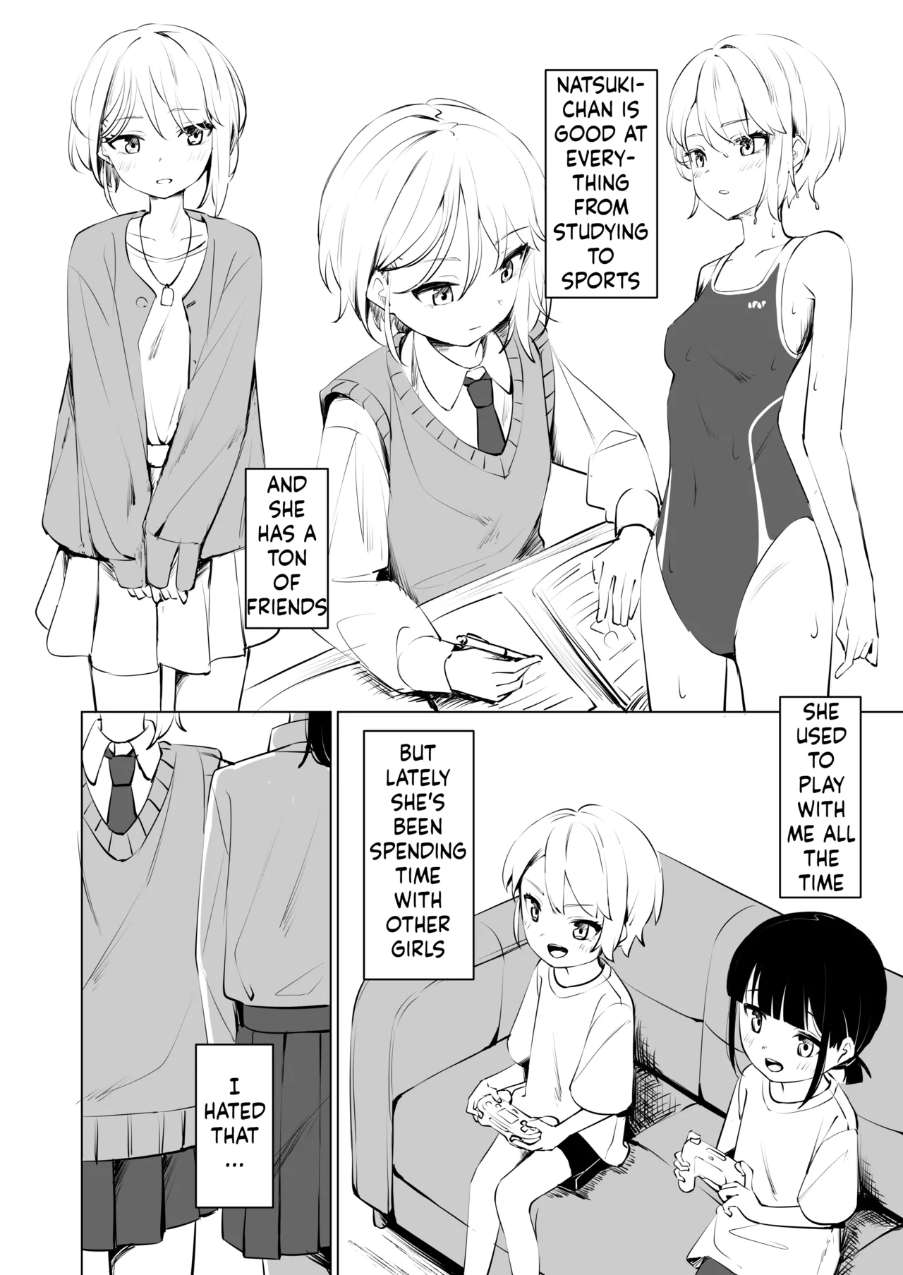 [Toukarachi] Osananajimi ni Ochinchin Hayasarete Kankinsareru Hanashi [English] [ushirotranslations] 4eme image