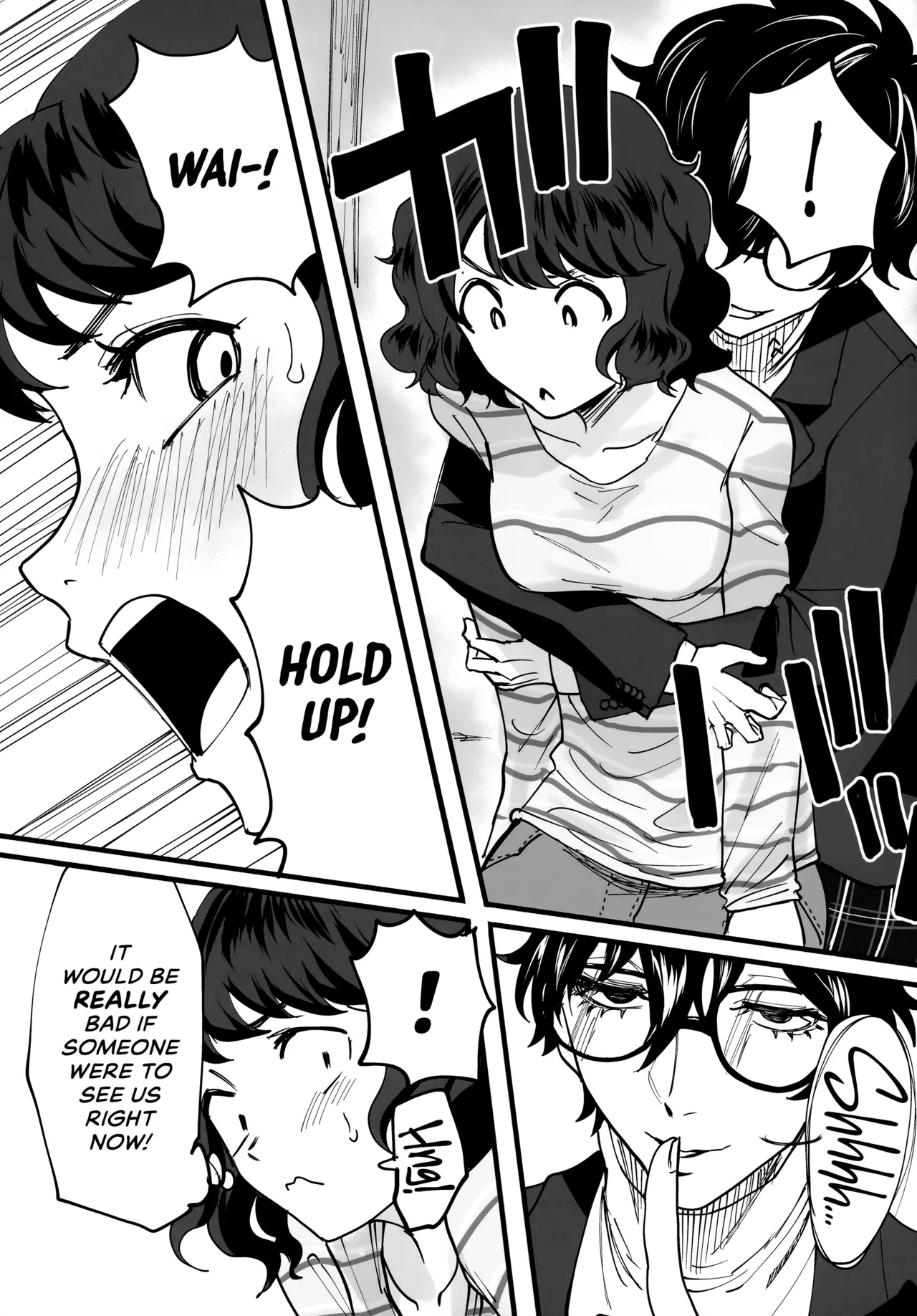 (C103) [Kurohamya (Kurosu)] Tantou Kyoushi ni o Azukesareta no de Chokkai Kakemakuru Hon | The Book Of Withholding (And Teasing) (Persona 5) [English] [head empty] image number 18