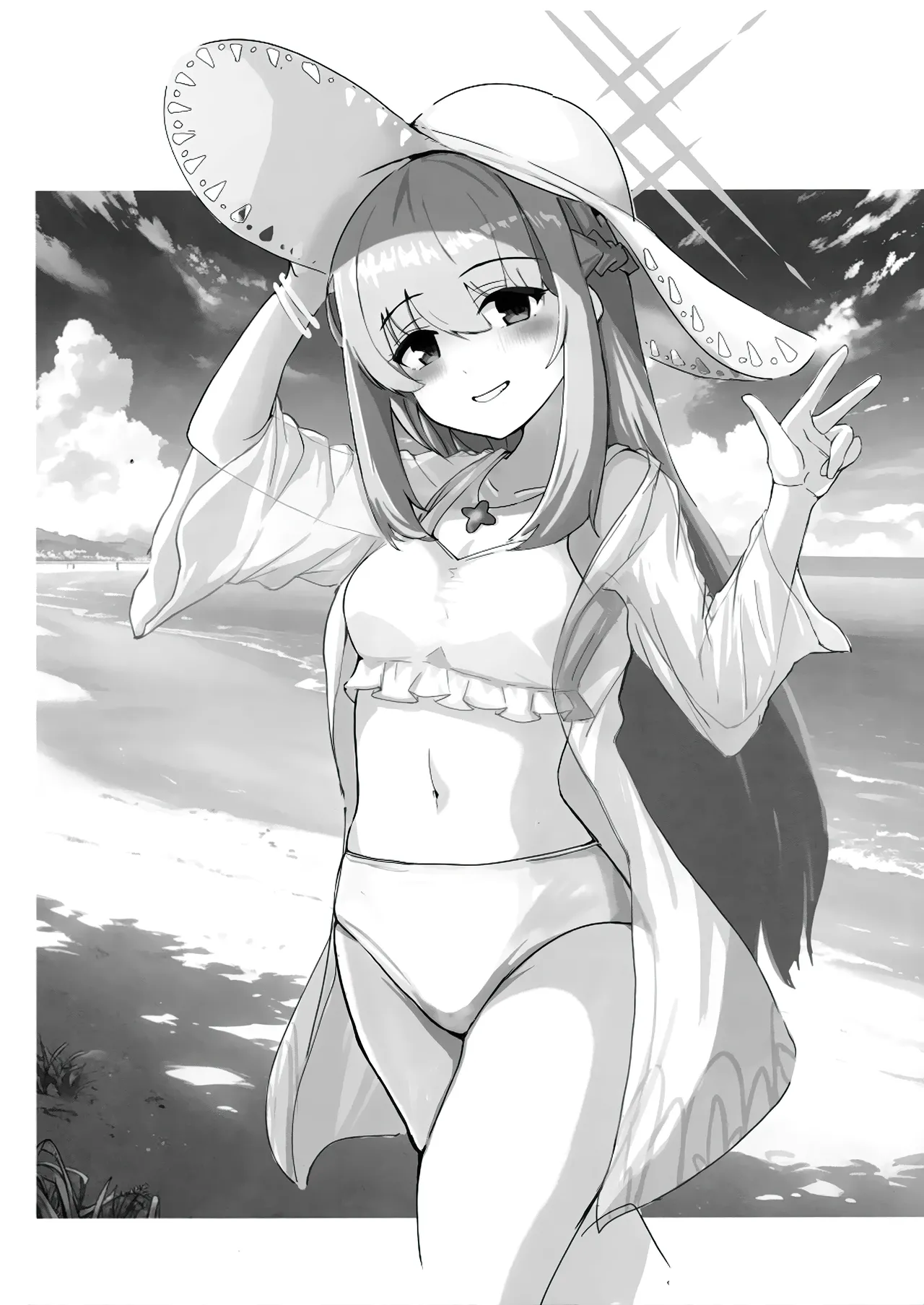 (C104) [CROSSTAR (GX)] Umibe no Himegimi | 海边的公主 (Blue Archive) [Chinese] [角都九阳个人汉化] image number 17