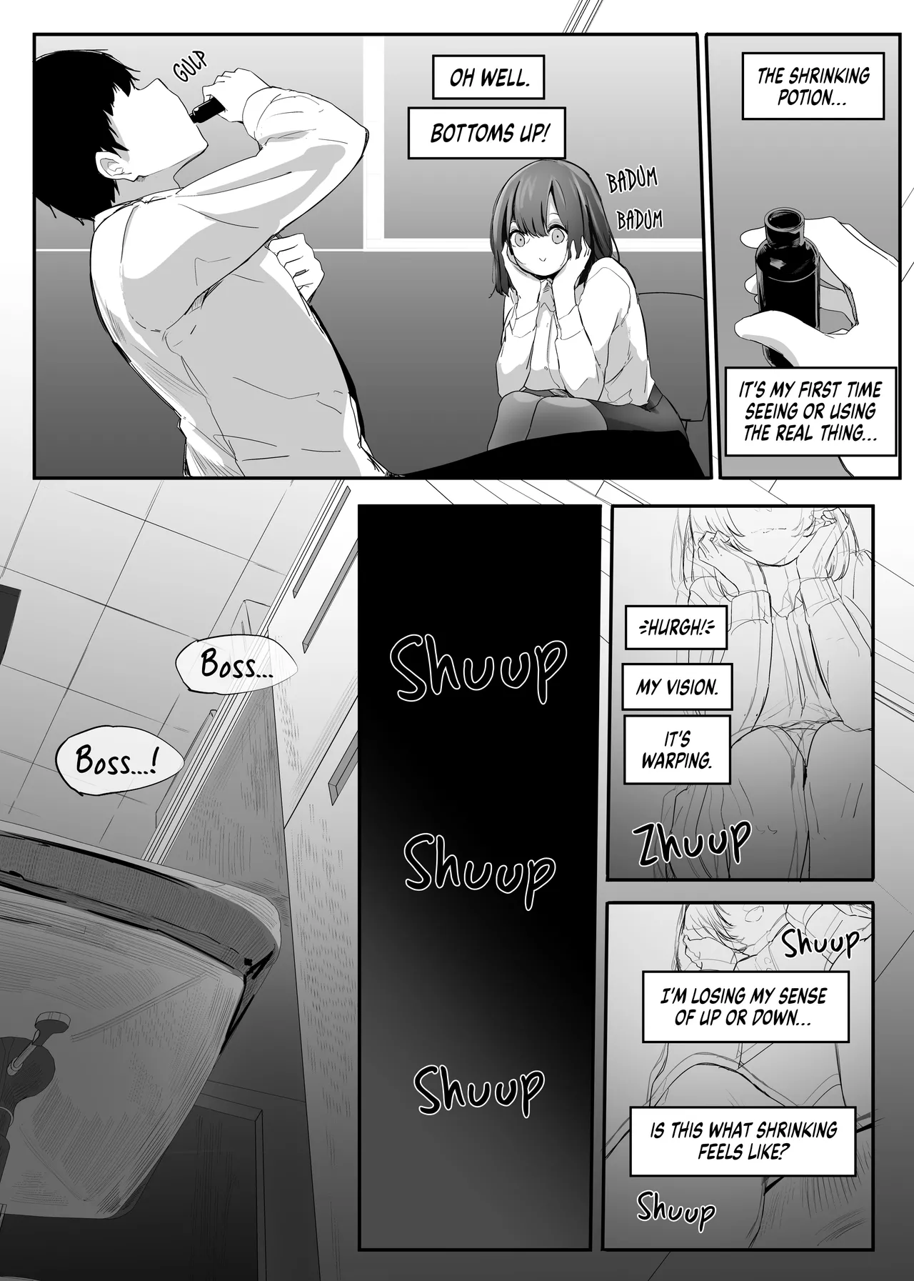 [Marushamo] Ore no Seiheki ga Kouhai ni Baretara Kouhai mo Onaji Seiheki datta | She Knows My Sexual Secret [English] image number 9