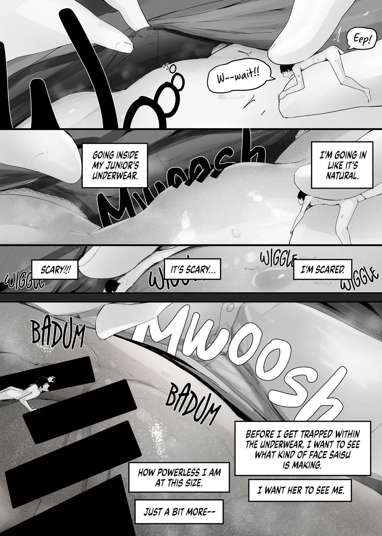 [Marushamo] Ore no Seiheki ga Kouhai ni Baretara Kouhai mo Onaji Seiheki datta | She Knows My Sexual Secret [English] image number 24