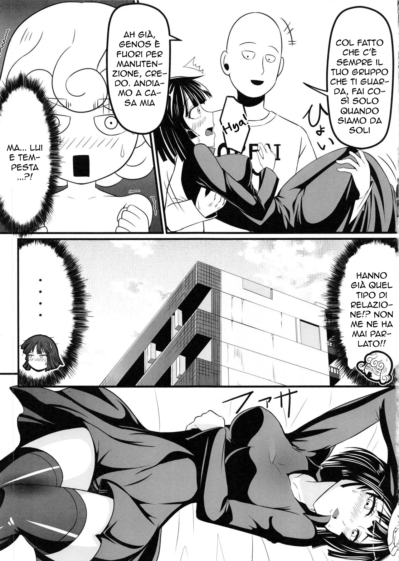 (C89) [Uchuu ☆ Porta (Kawa)] Dekoboko Love Sister | Tra Tornado e Tempesta 1 (One Punch Man) [Italian] 7eme image