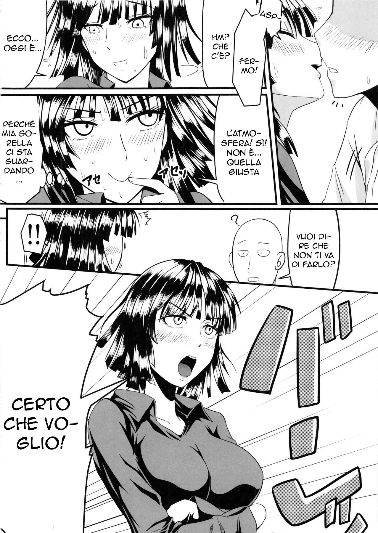 (C89) [Uchuu ☆ Porta (Kawa)] Dekoboko Love Sister | Tra Tornado e Tempesta 1 (One Punch Man) [Italian] 8eme image
