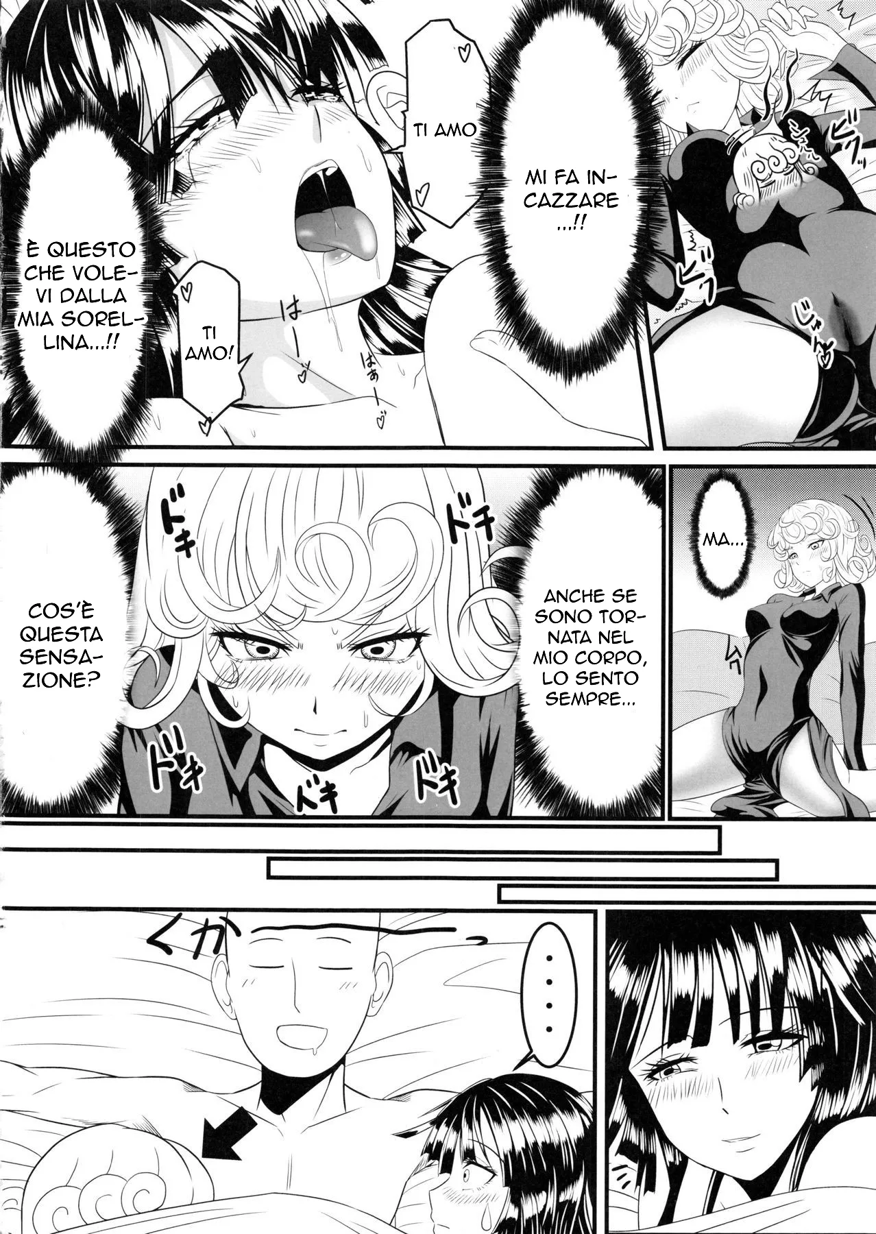 (C89) [Uchuu ☆ Porta (Kawa)] Dekoboko Love Sister | Tra Tornado e Tempesta 1 (One Punch Man) [Italian] 18eme image