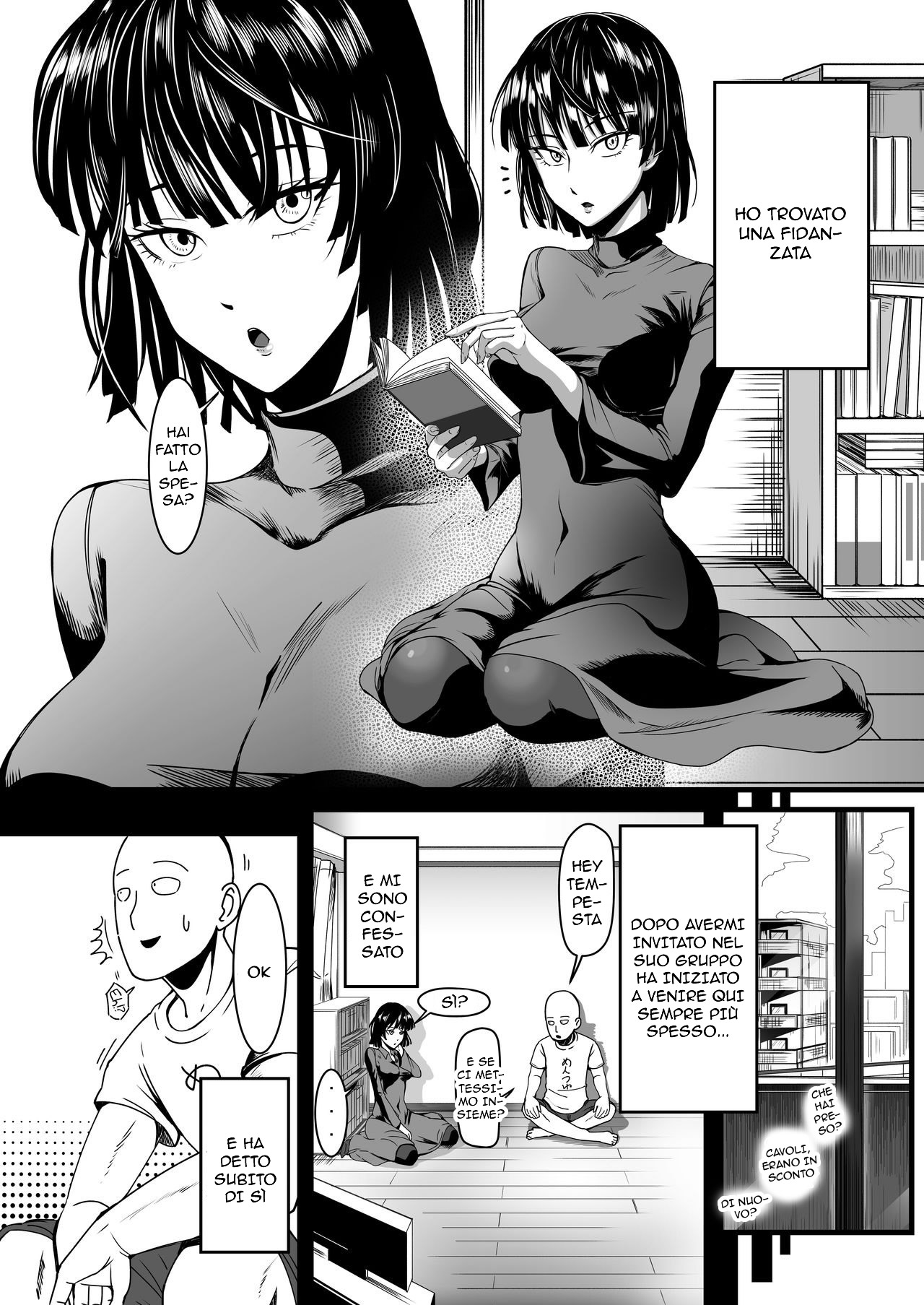 (C96) [Uchuu ☆ Porta (Kawa)] Dekoboko Love sister 4-gekime | Tra Tornado e Tempesta 4 (One Punch Man) [Italian] 5eme image