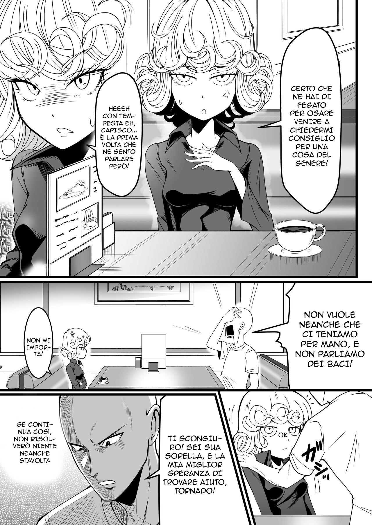 (C96) [Uchuu ☆ Porta (Kawa)] Dekoboko Love sister 4-gekime | Tra Tornado e Tempesta 4 (One Punch Man) [Italian] 7eme image