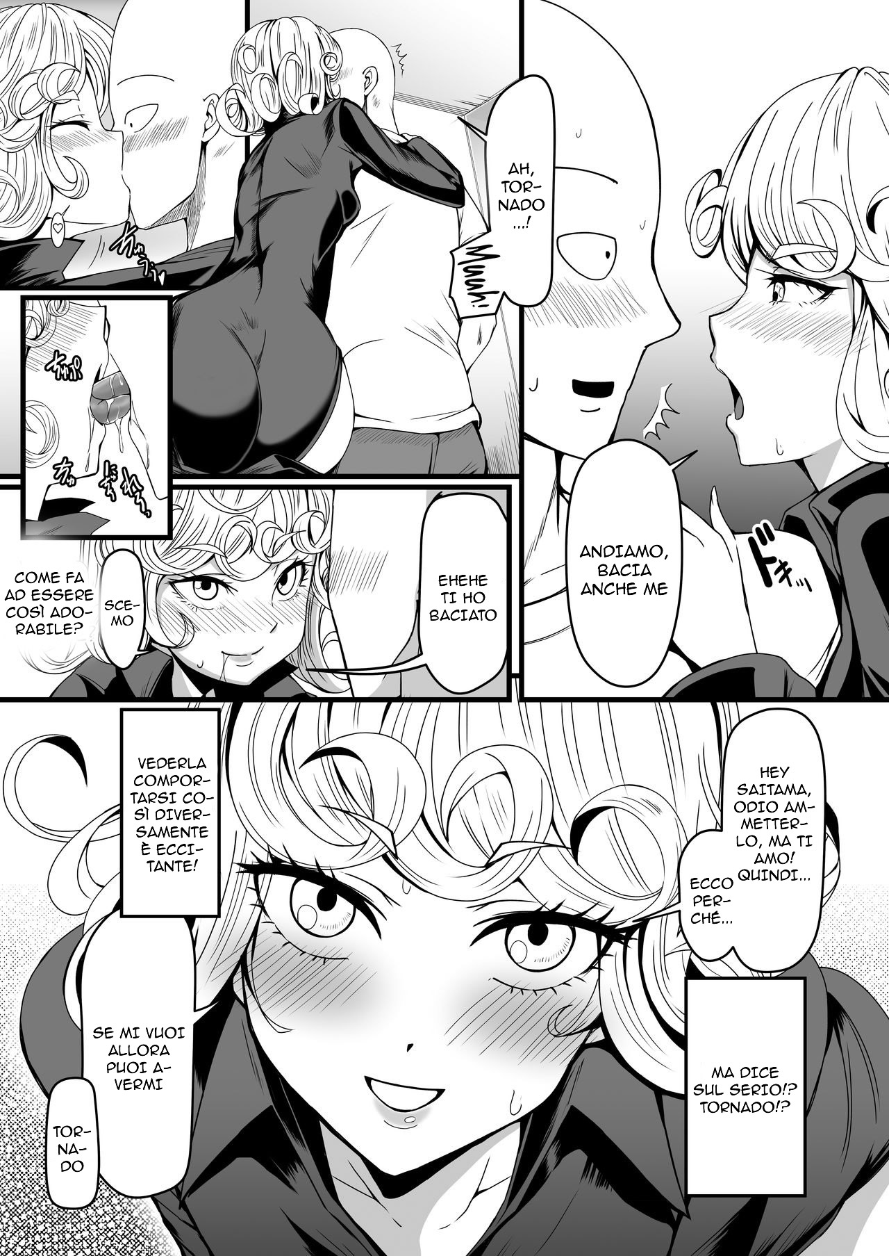 (C96) [Uchuu ☆ Porta (Kawa)] Dekoboko Love sister 4-gekime | Tra Tornado e Tempesta 4 (One Punch Man) [Italian] 12eme image