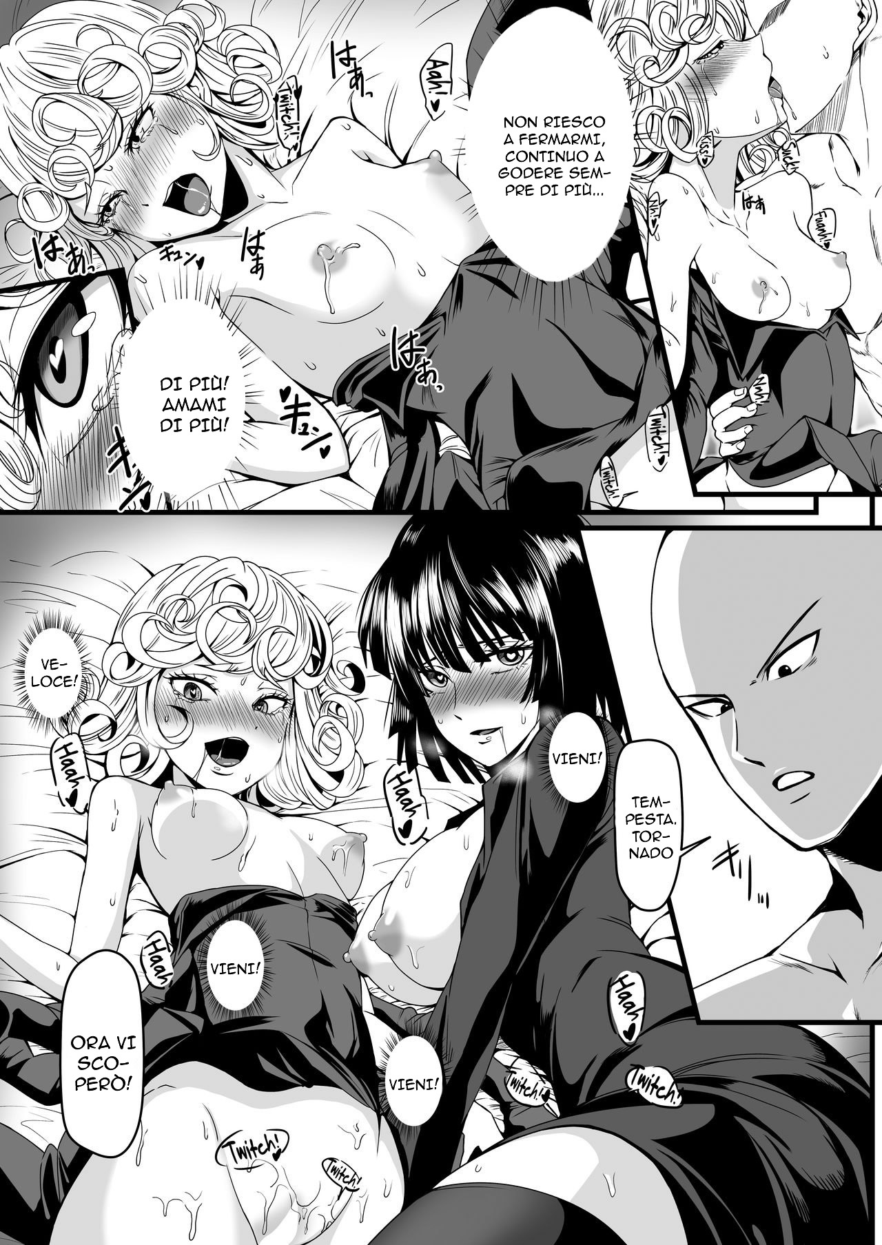 (C96) [Uchuu ☆ Porta (Kawa)] Dekoboko Love sister 4-gekime | Tra Tornado e Tempesta 4 (One Punch Man) [Italian] 18eme image