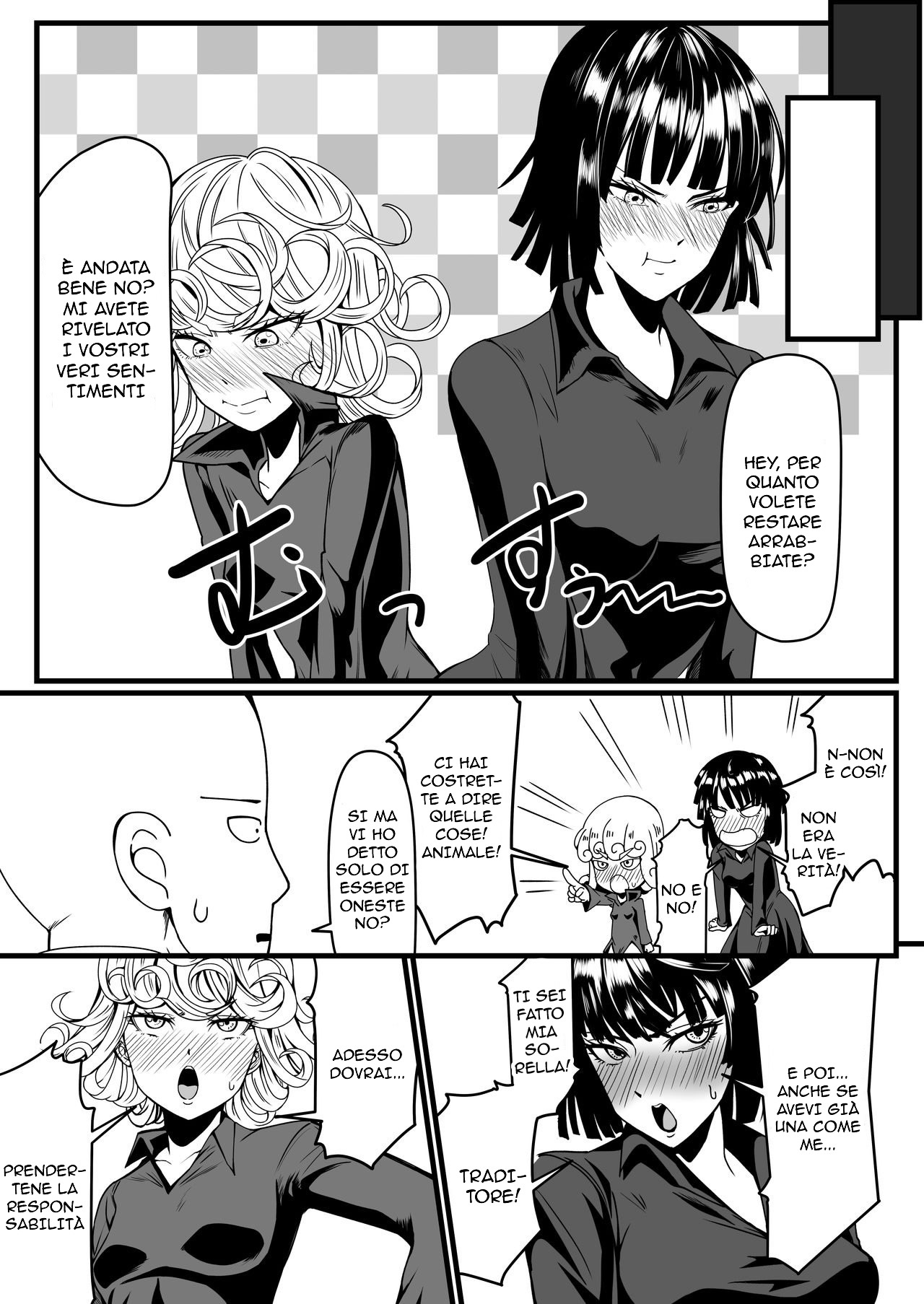 (C96) [Uchuu ☆ Porta (Kawa)] Dekoboko Love sister 4-gekime | Tra Tornado e Tempesta 4 (One Punch Man) [Italian] 32eme image