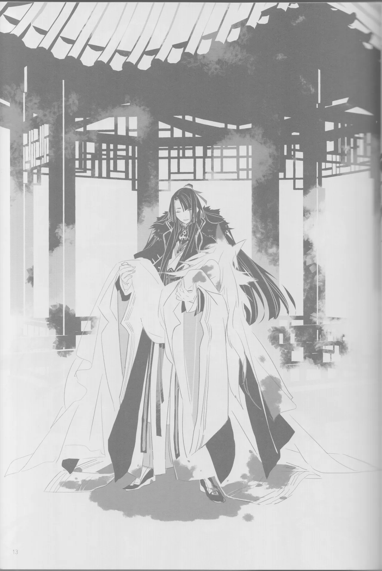 (Harebare Michimichi Hoshinegai 2022) [Hoshizato (Mikura Sato)] Haru no yo no yume nogotoshi SOLARIS (Fate/Grand Order) 15eme image