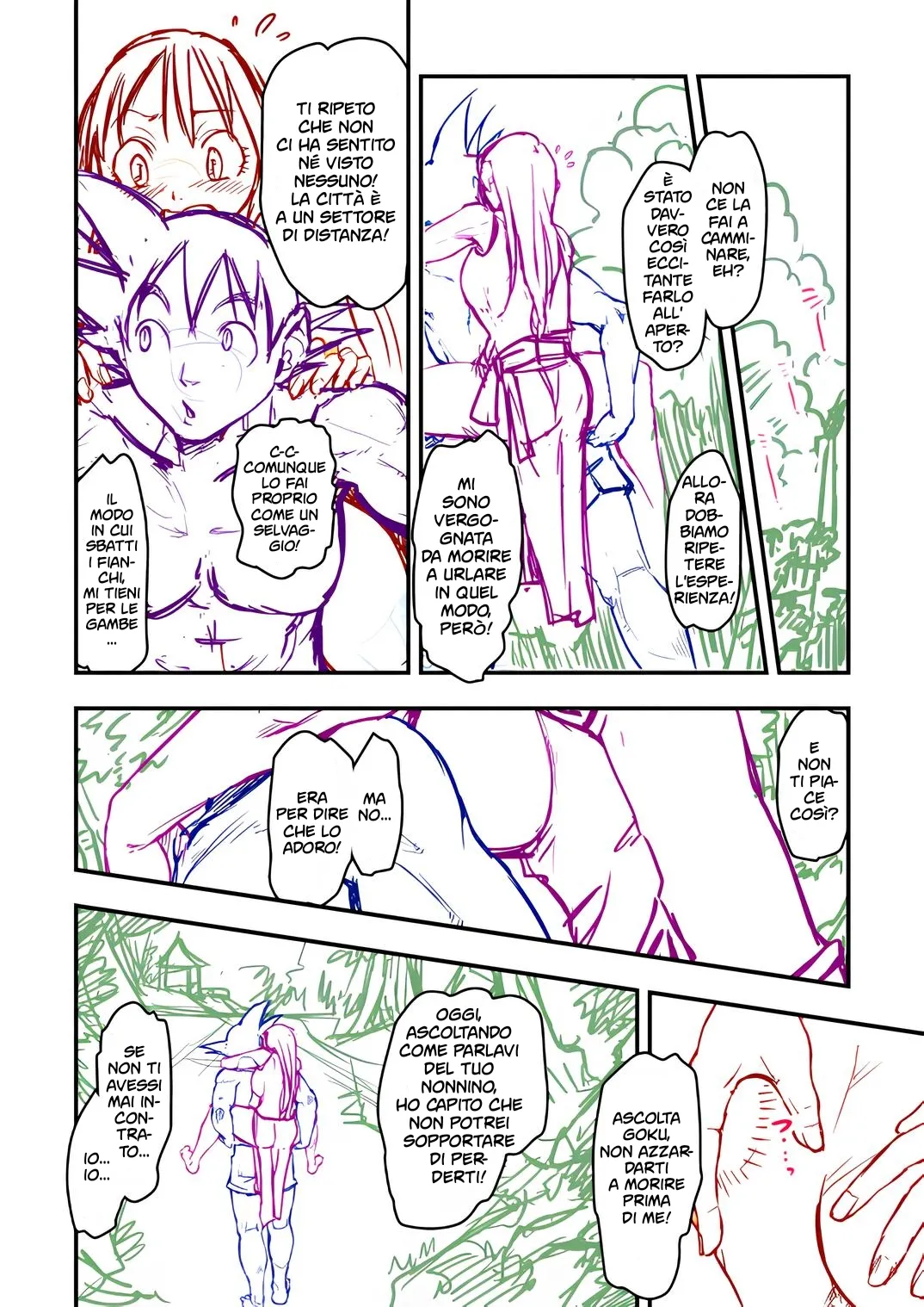 [Harunaga Makito] La Storia di Goku e Chichi nell'Arco degli Anni (Dragon Ball Z) [Italian] {Hentai Fantasy} 画像番号 42