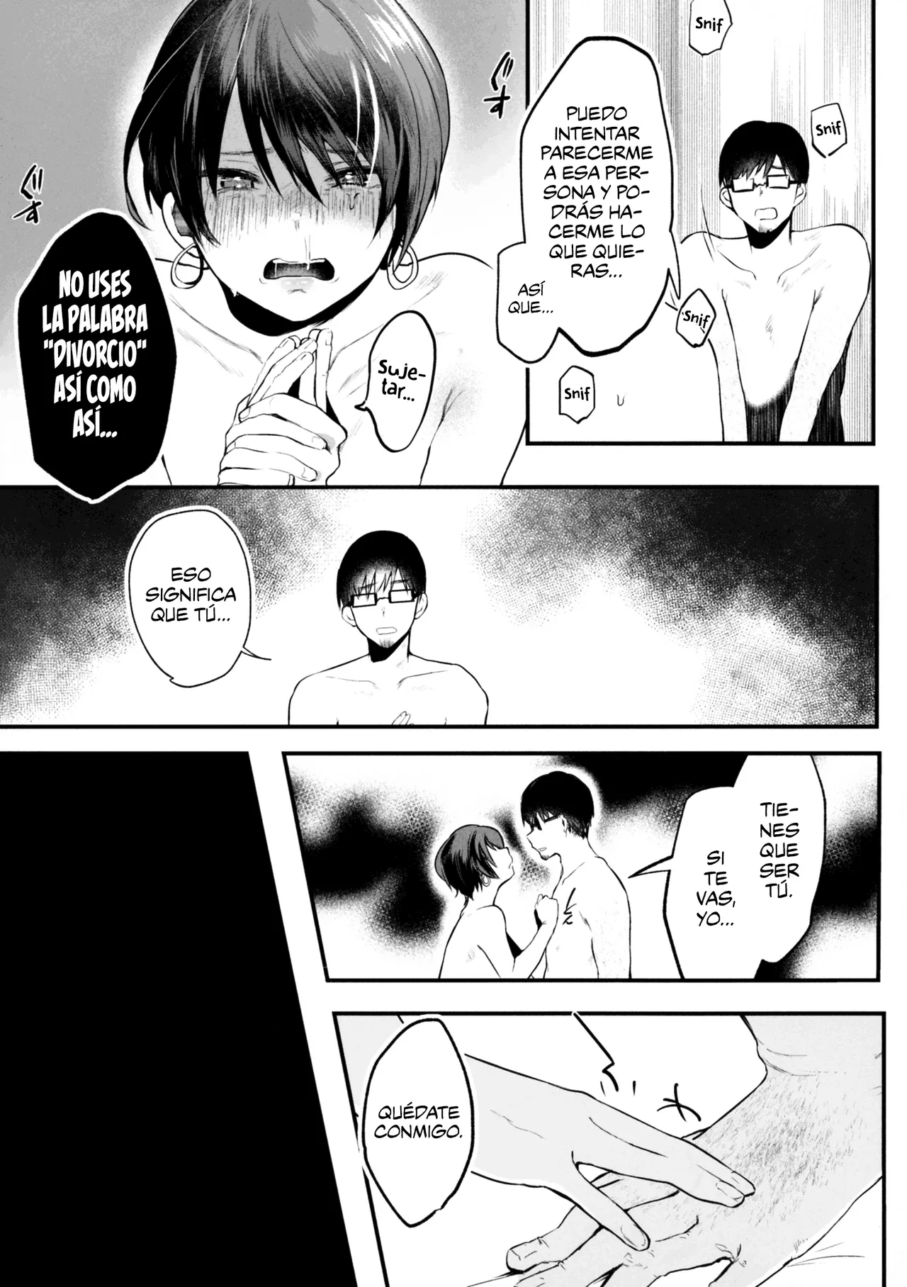 [Kuga Mayuri] Tanin no Mono Wa Yoku Mieru + Nureru Mofuku | La Codicia de la Propiedad Ajena + Una Mujer de Luto Empapada (Libido) [Spanish] [Daraku Hotel + Germany united] [Digital] 画像番号 17