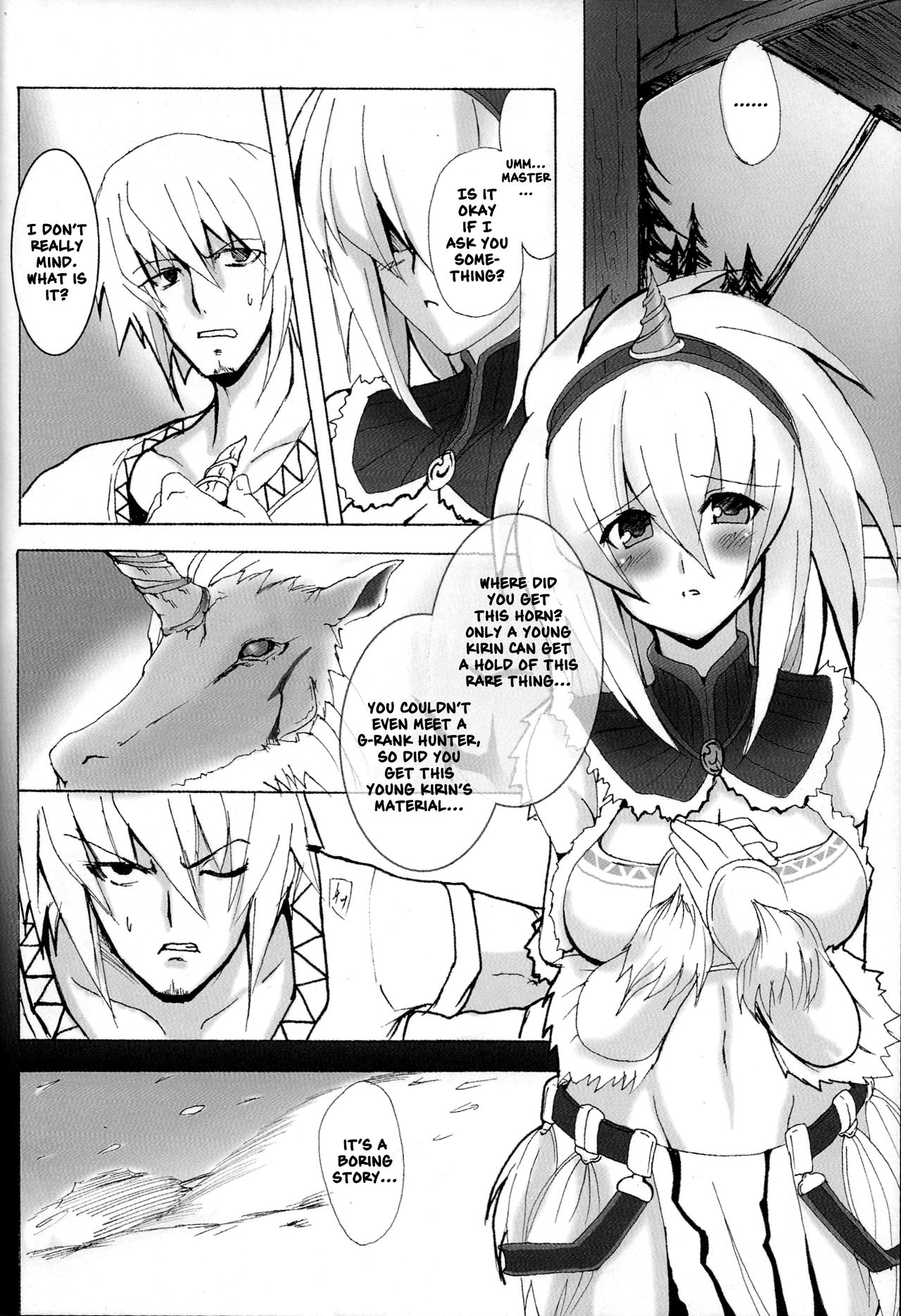 (C74) [Yo-Metdo (Yasakani An)] Kirin no Ongaeshi | A Kirin's Repayment (Monster Hunter) [English] [Nishimaru] numero di immagine  12