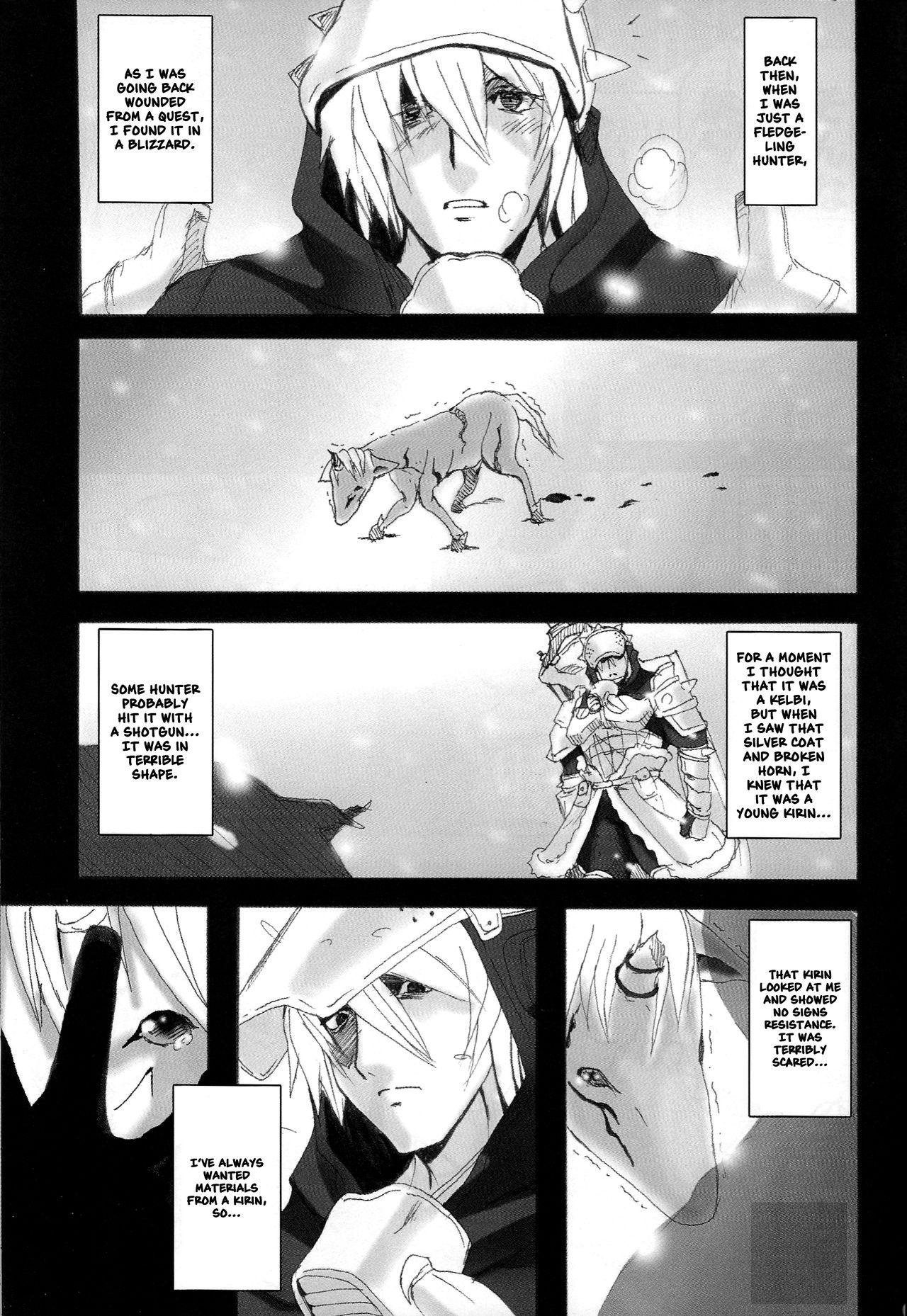 (C74) [Yo-Metdo (Yasakani An)] Kirin no Ongaeshi | A Kirin's Repayment (Monster Hunter) [English] [Nishimaru] numero di immagine  13