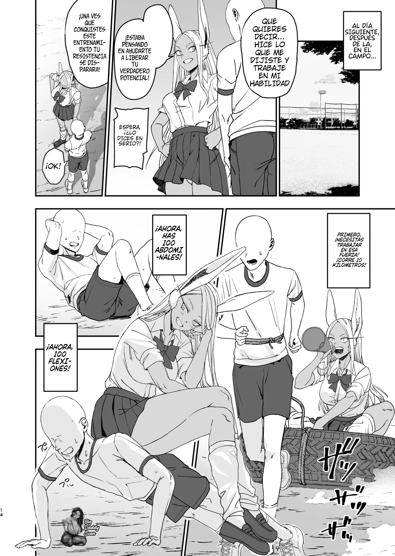 [LOFLAT (Prime)] JK Mirko no Maruhi Training (Boku no Hero Academia) | El Entrenamiento Secreto de la Colegiala Mirko [Spanish] [BigDaddy Scan] [Digital] imagen número 11