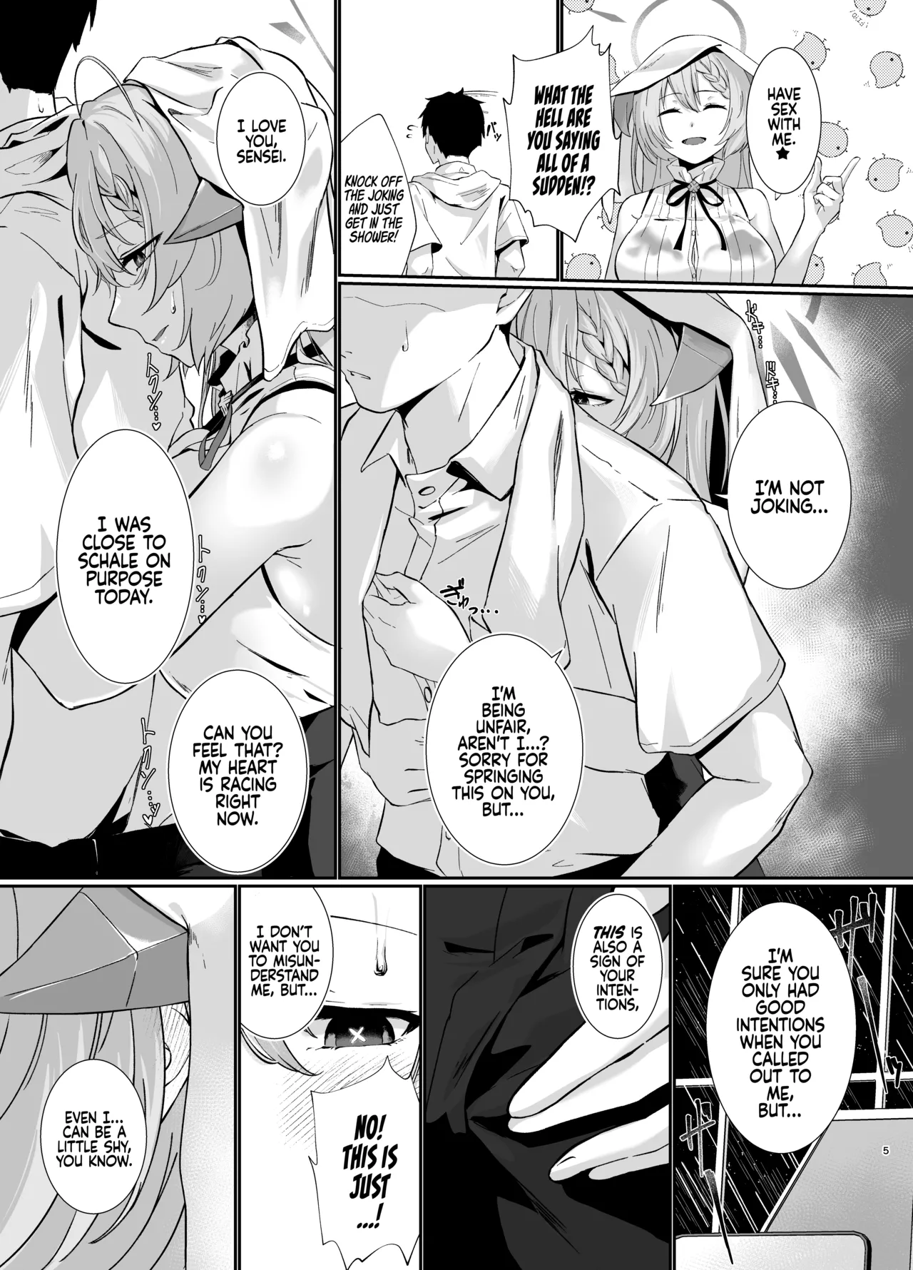 [Yashiro Plus. (Sakon Subaru)] Bishokuka no Himegoto | The Gourmet's Secret (Blue Archive) [English] [Coffedrug] [Digital] изображение № 4