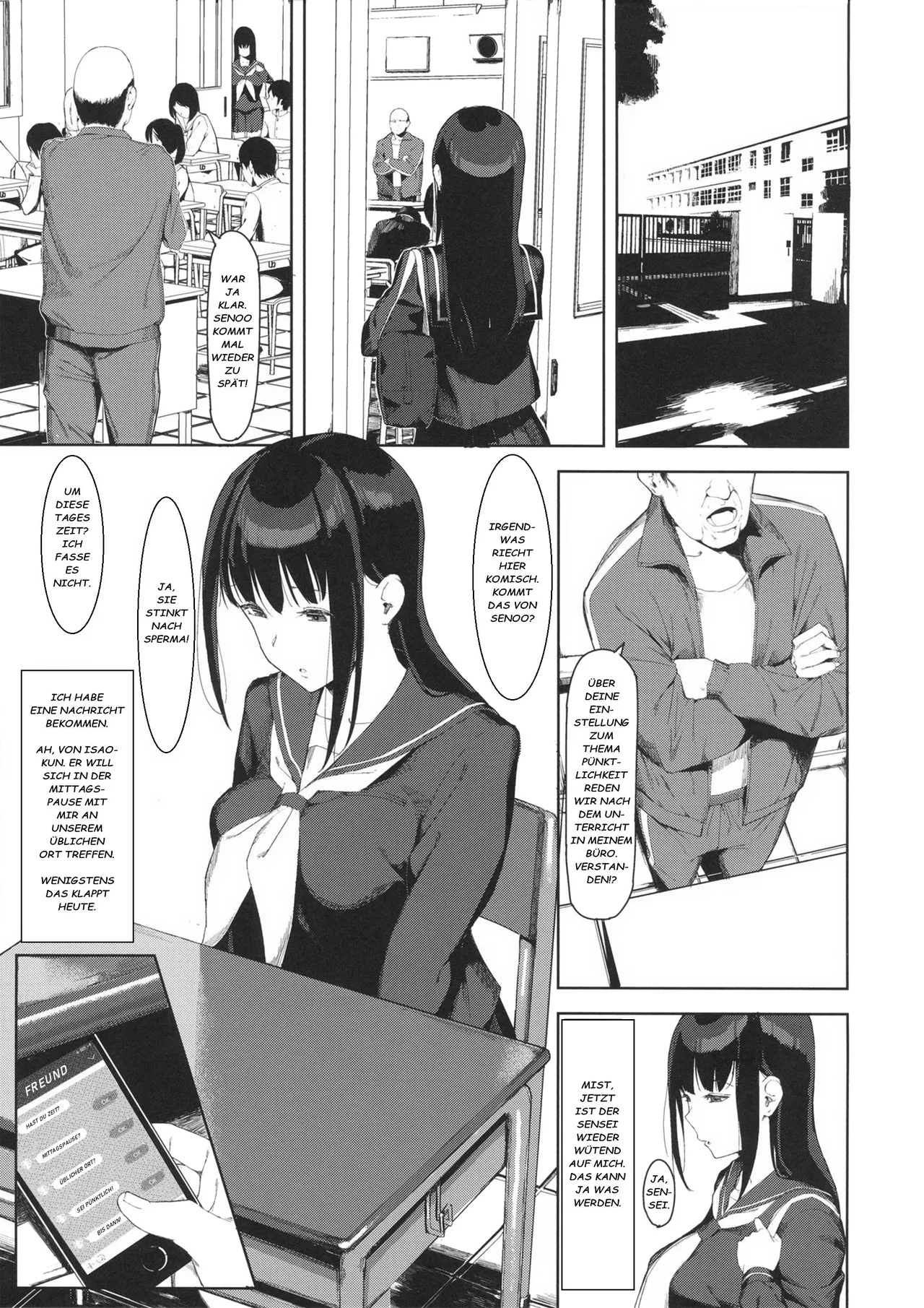 (COMIC1☆11) [TAKE-DAKE (yuuki)] Senoo Chizuru-san no Ichinichi  [German] [Centurion2] [Decensored] image number 9