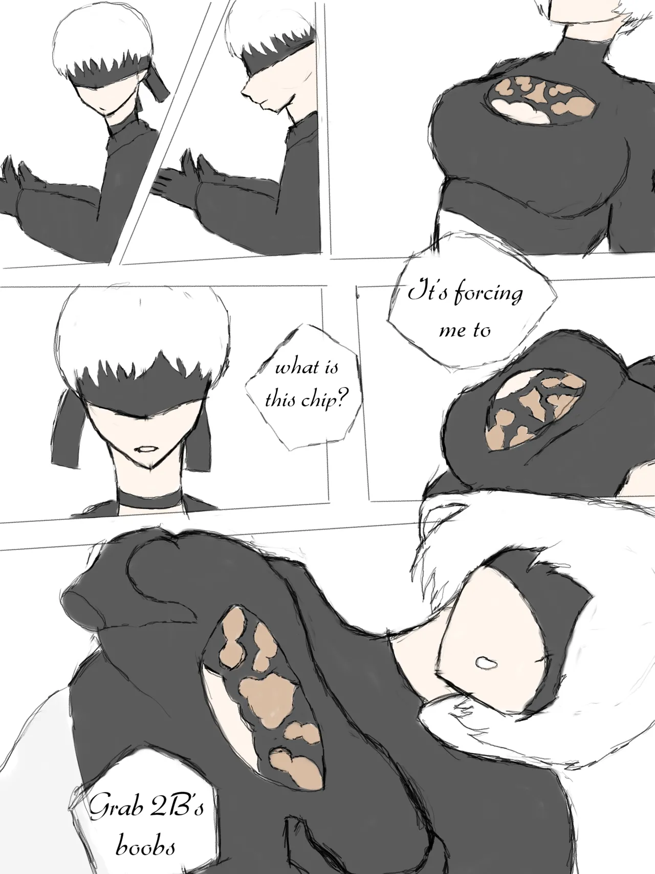 2B x 9S hentai remake numero di immagine  4